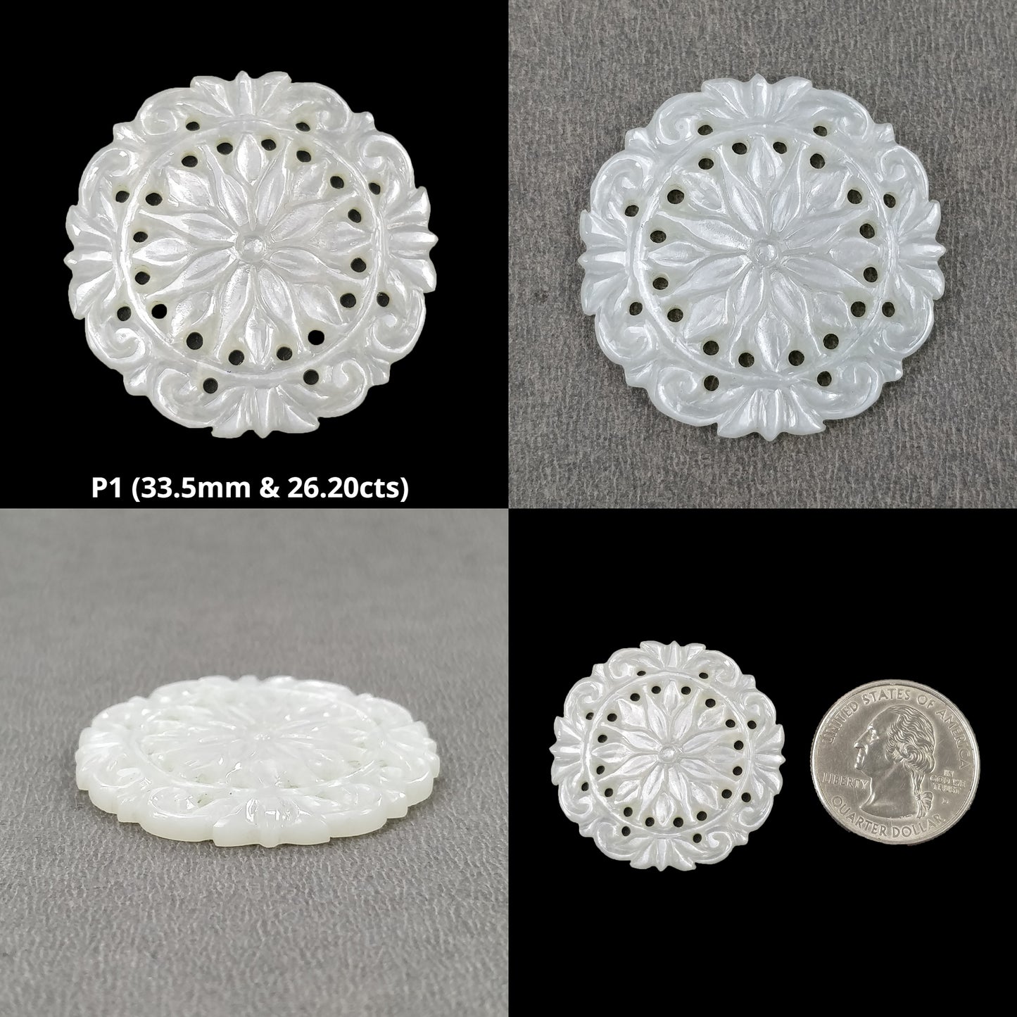 WHITE MOONSTONE Gemstone Carving : Natural Untreated Unheated Moonstone Hand Carved Round Oval Shape