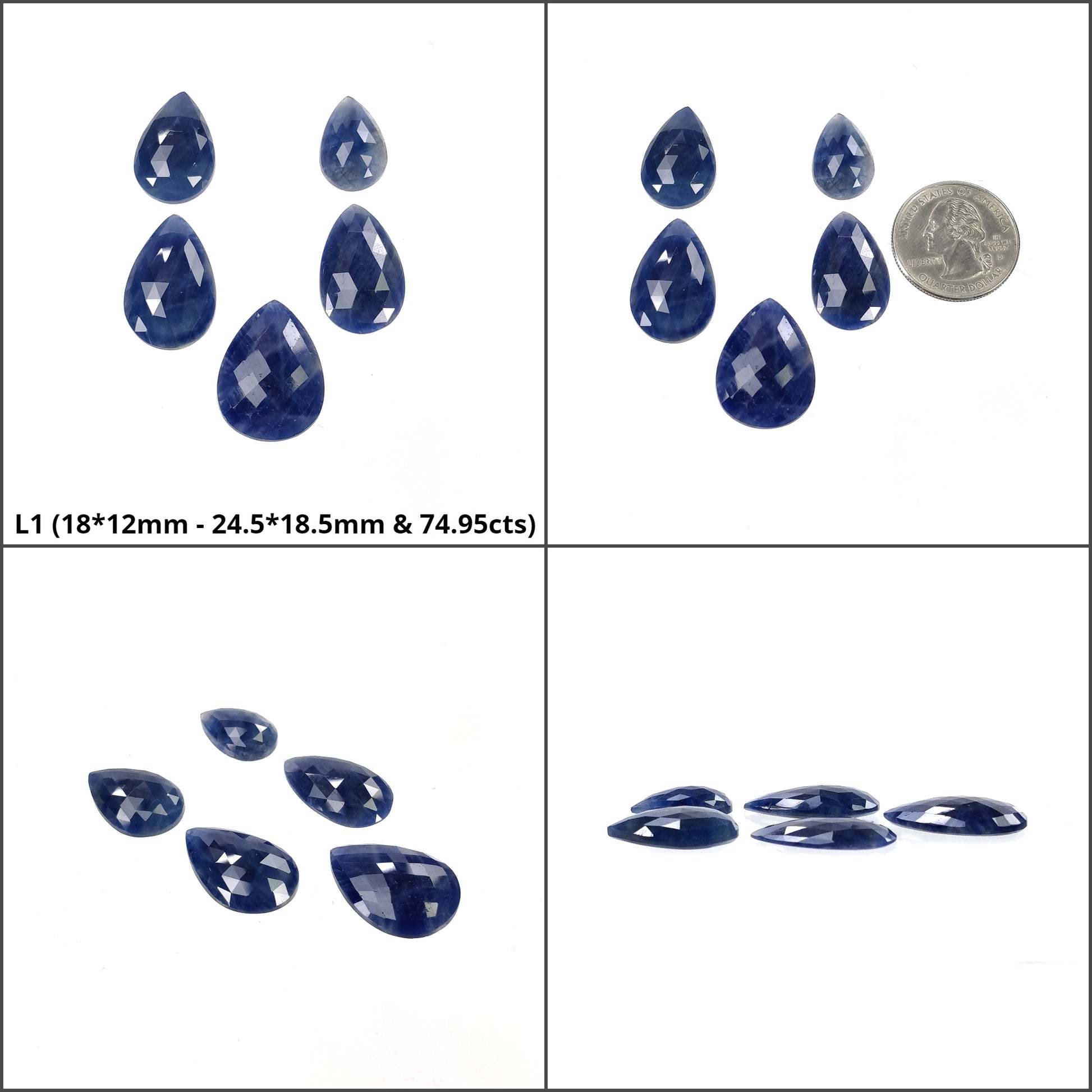Rose Cut Sapphire