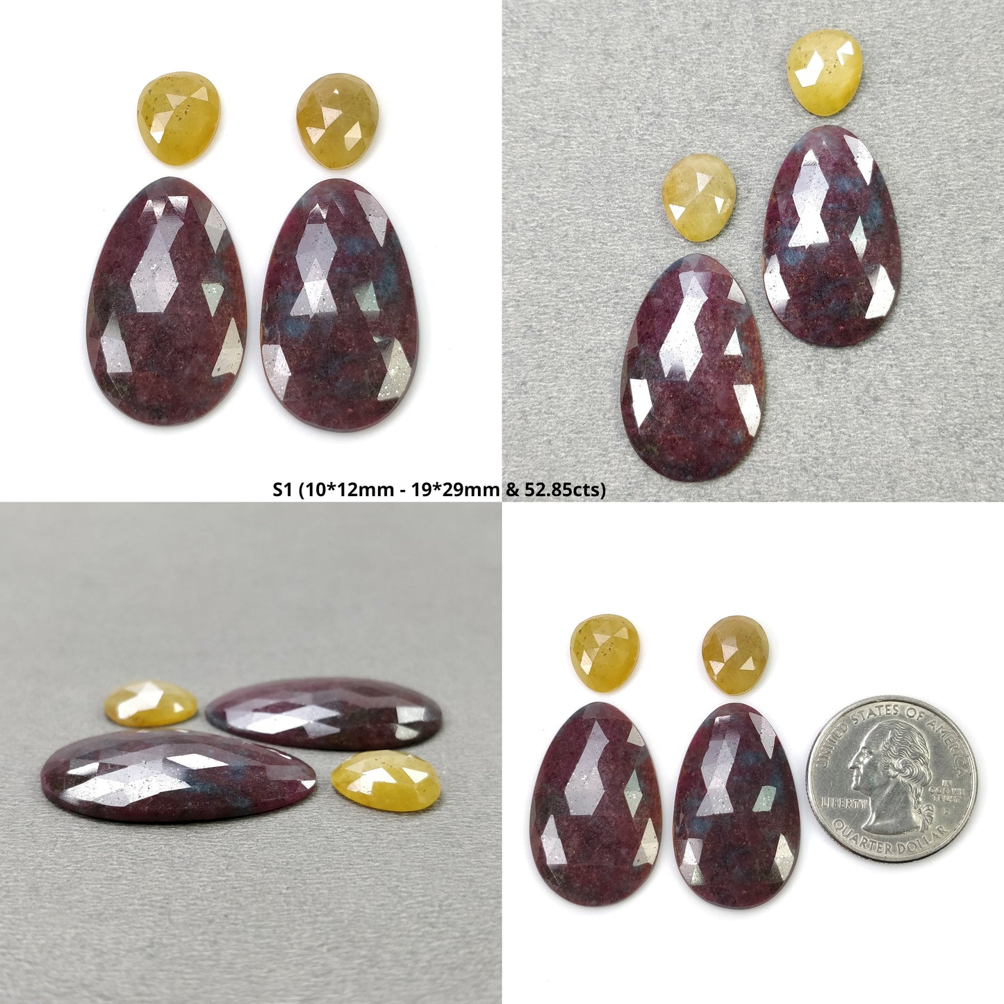 Rose Cut Sapphire
