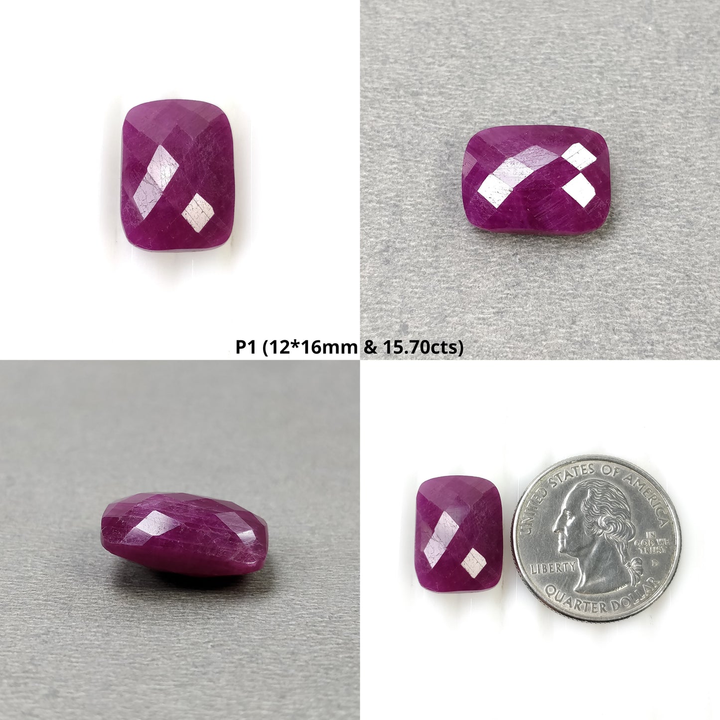 Briolette ruby