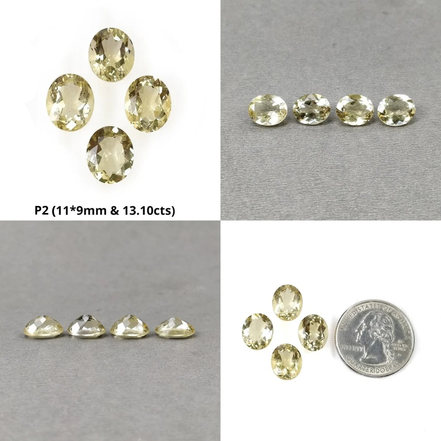Oval Shape Citrine