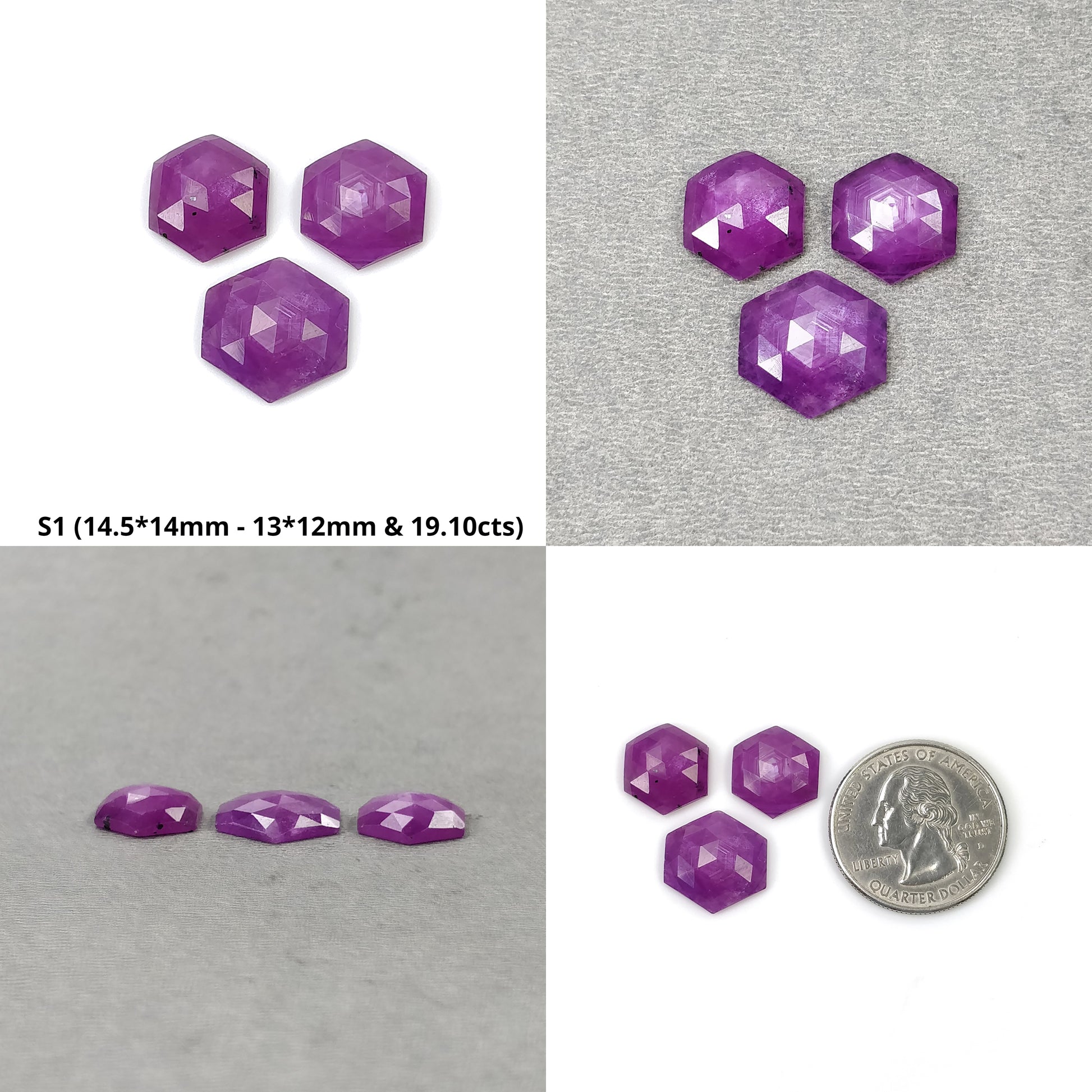 Rose Cut Sapphire