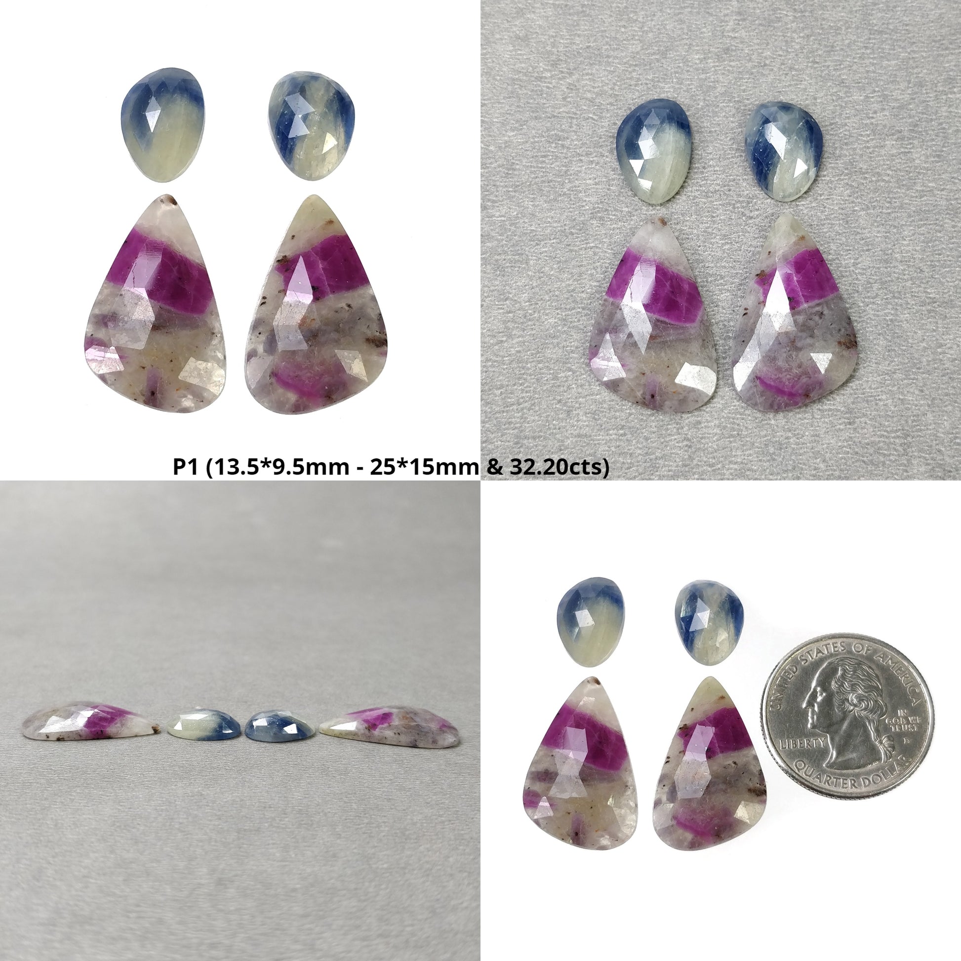 Rose Cut Sapphire