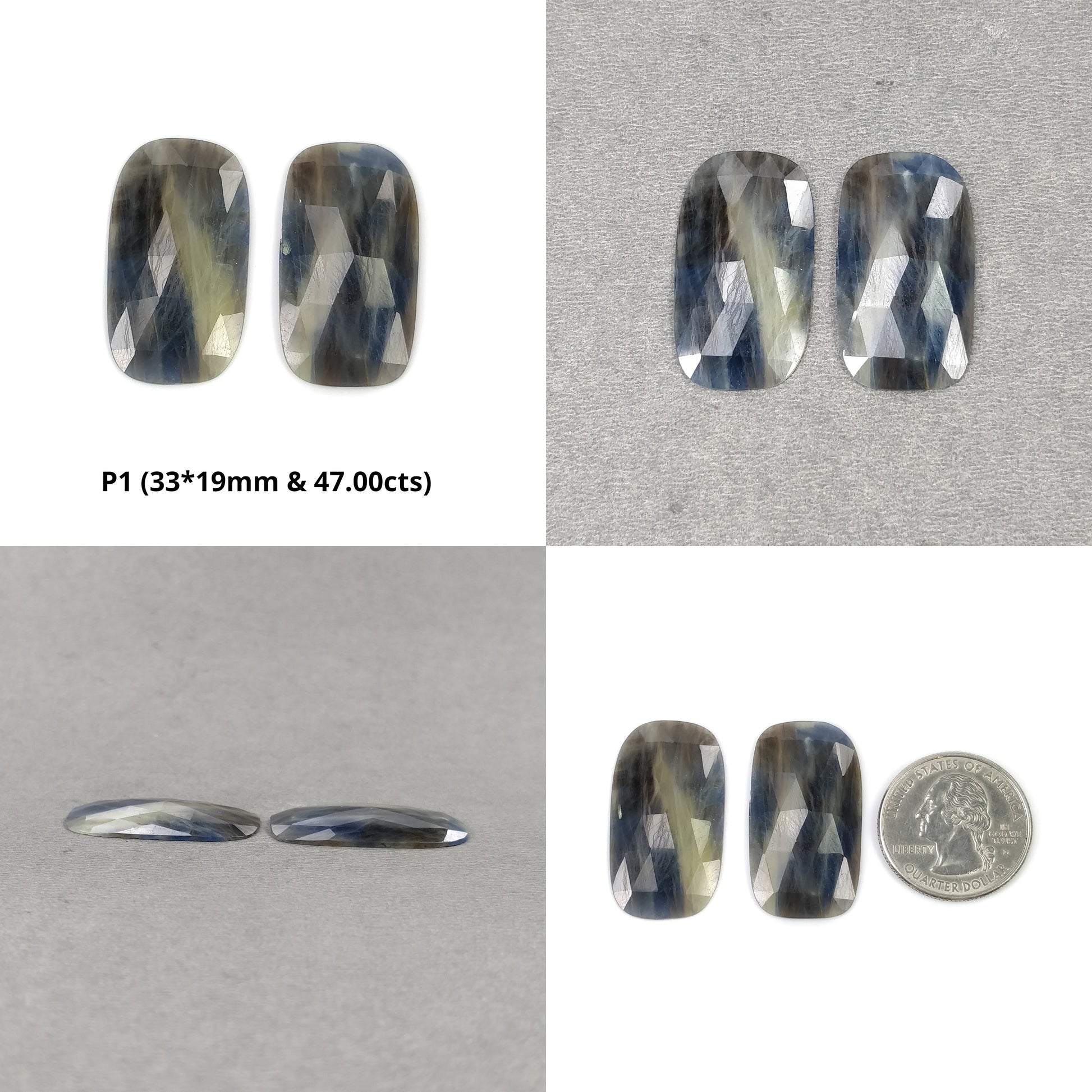 Rose Cut Sapphire 