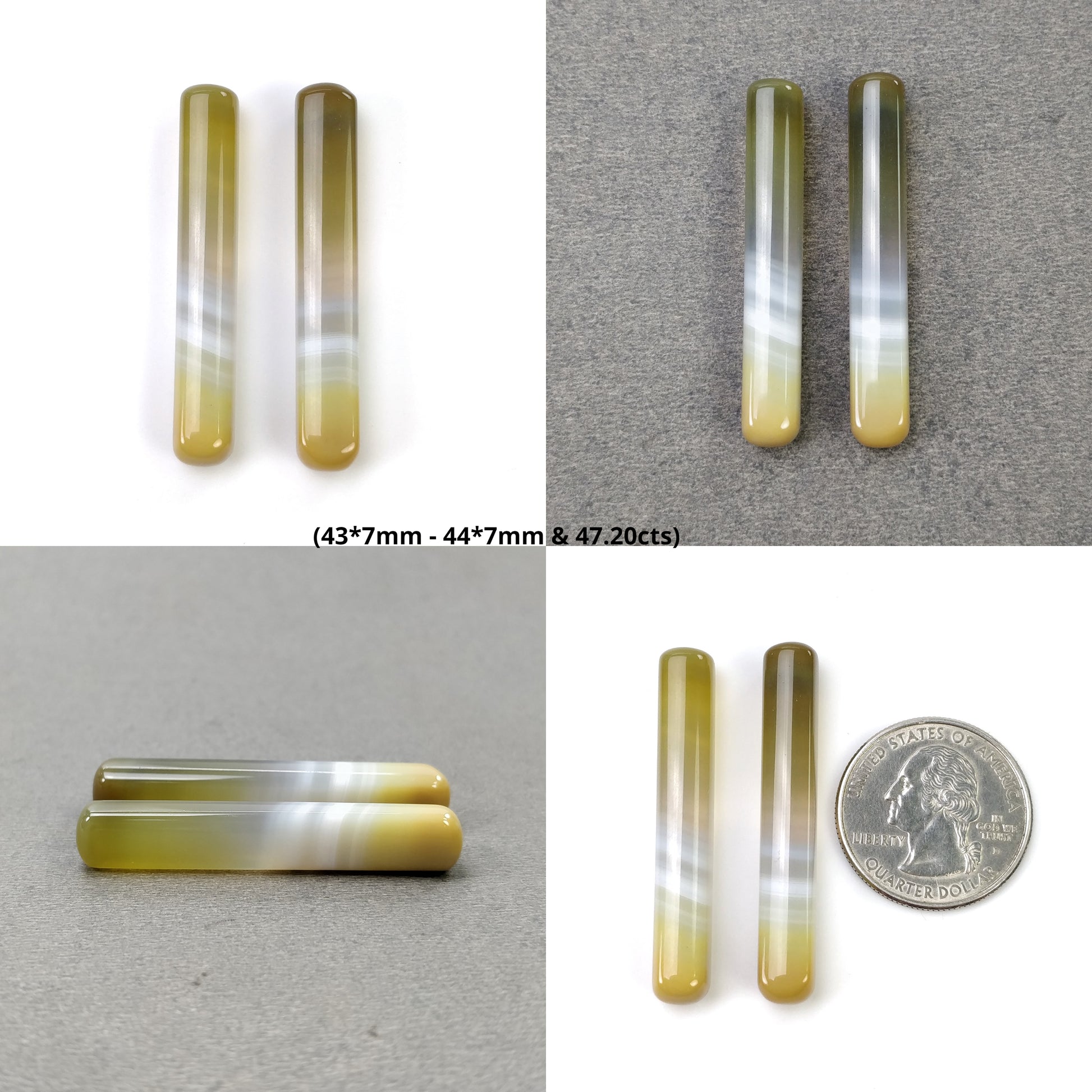 Capsule Shape Agate