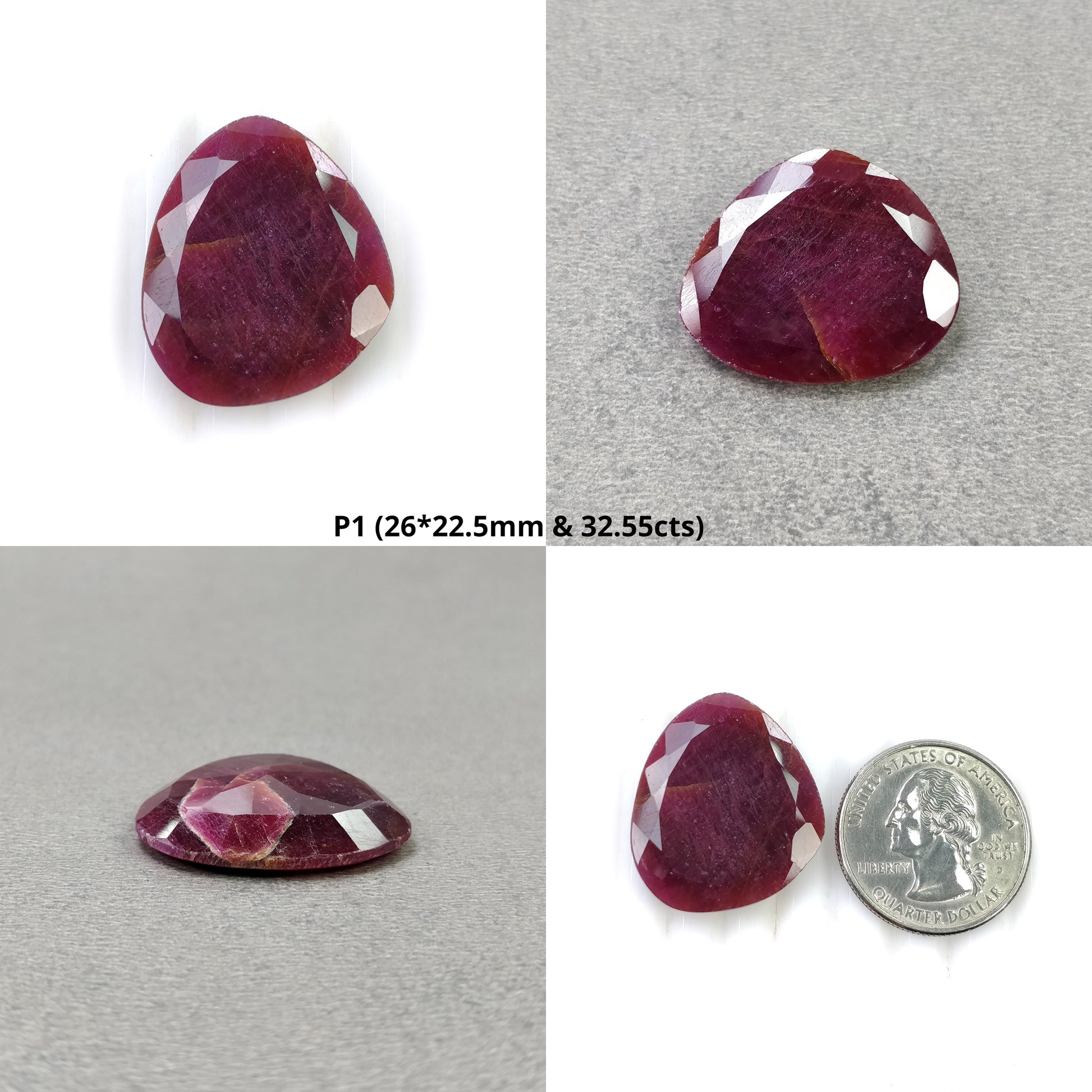 Uneven Shape Ruby