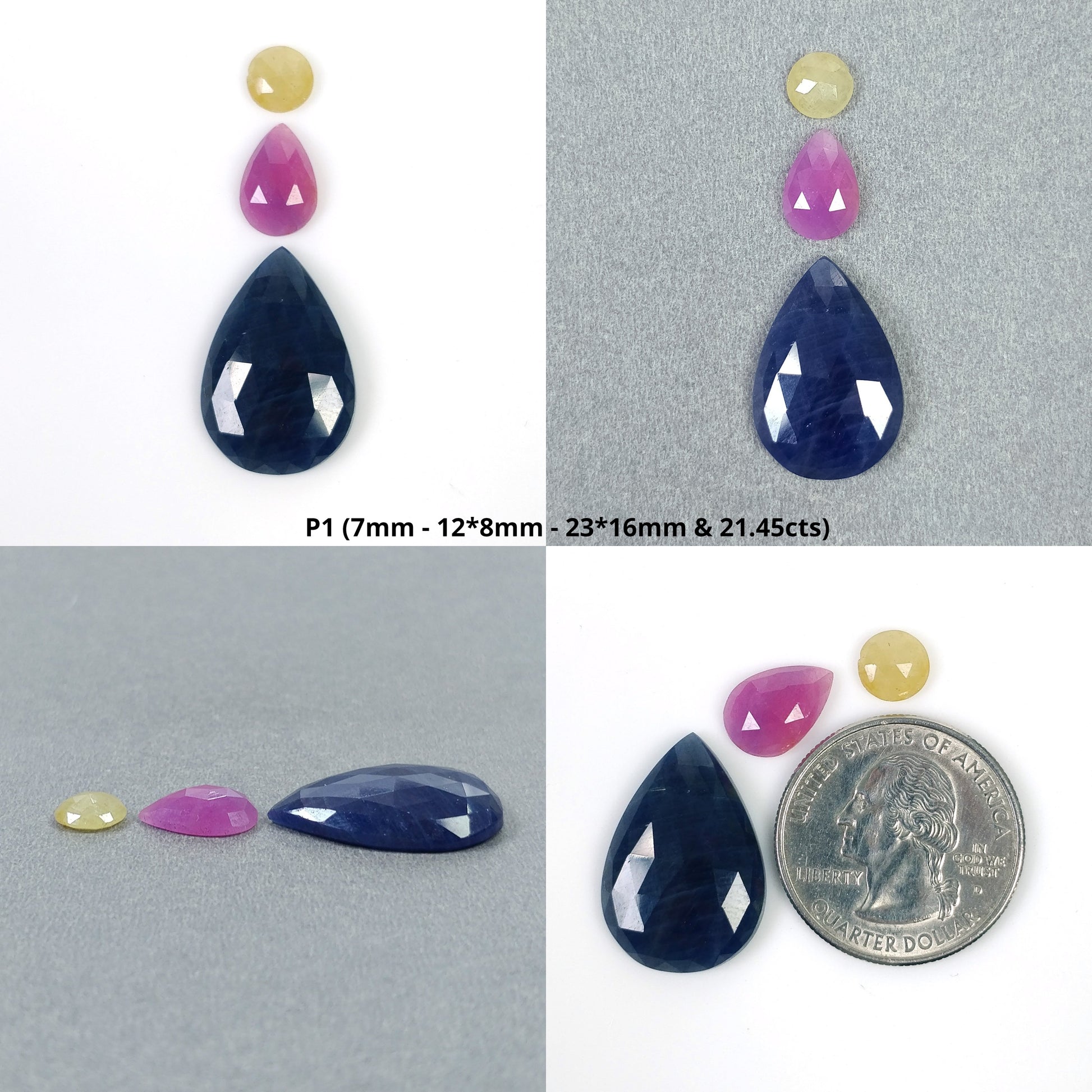 Rose Cut Sapphire