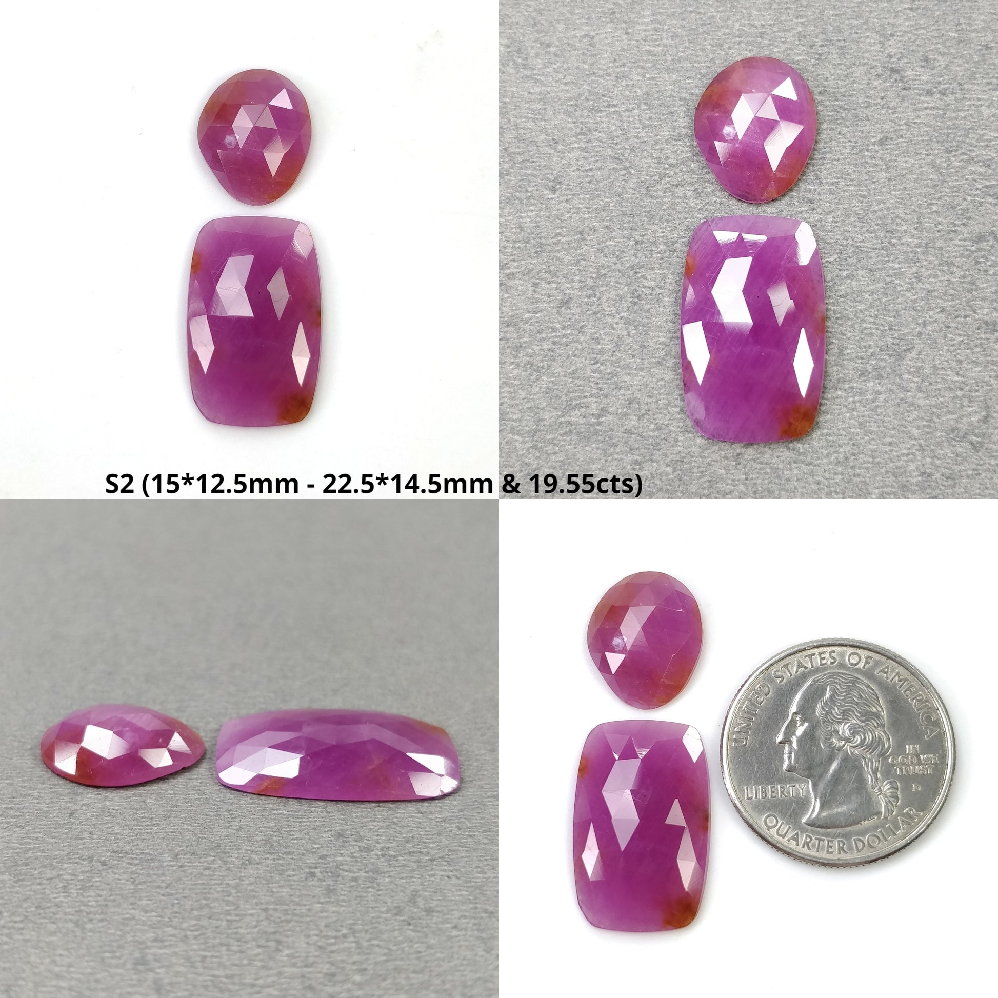 Rose Cut Sapphire