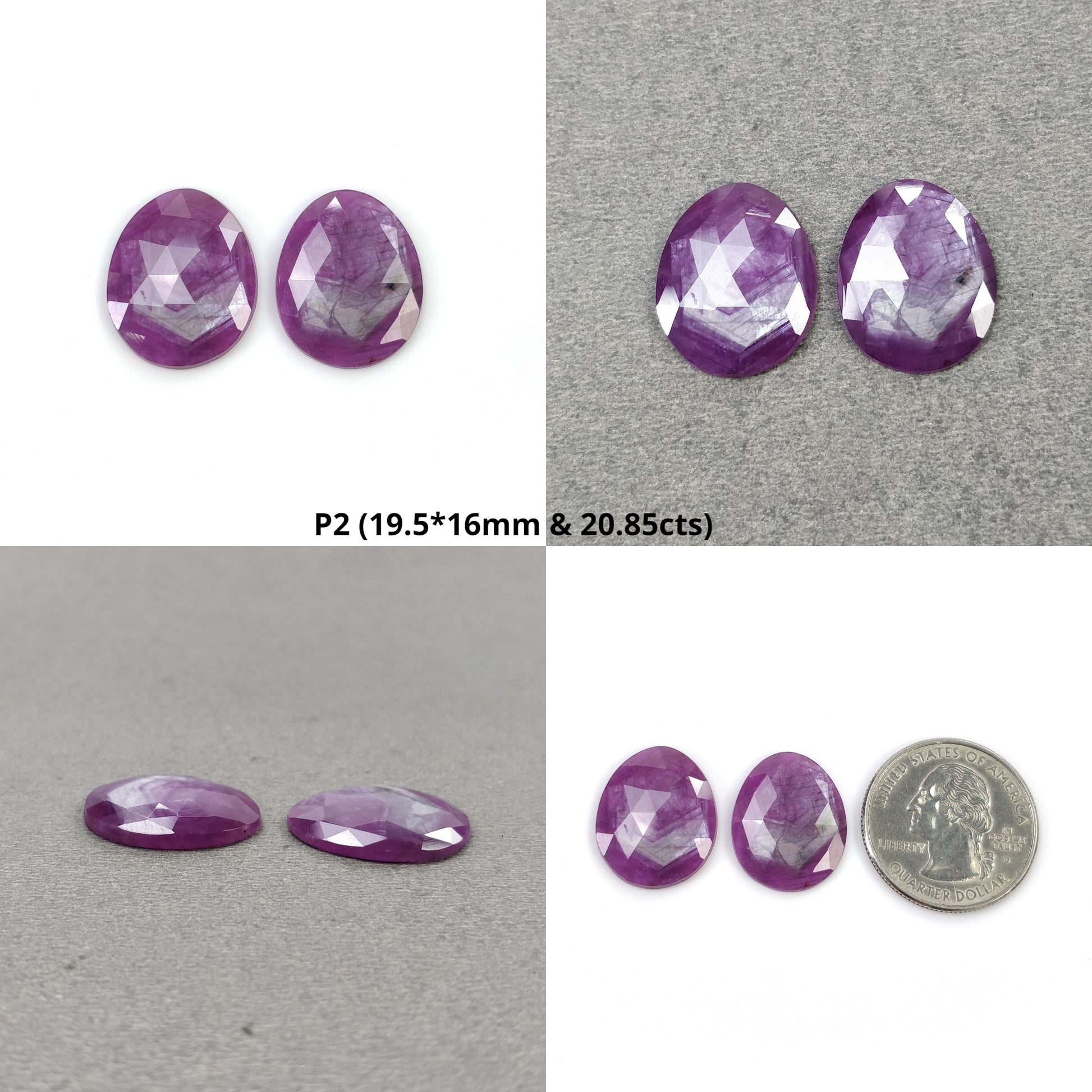 Rose Cut Sapphire