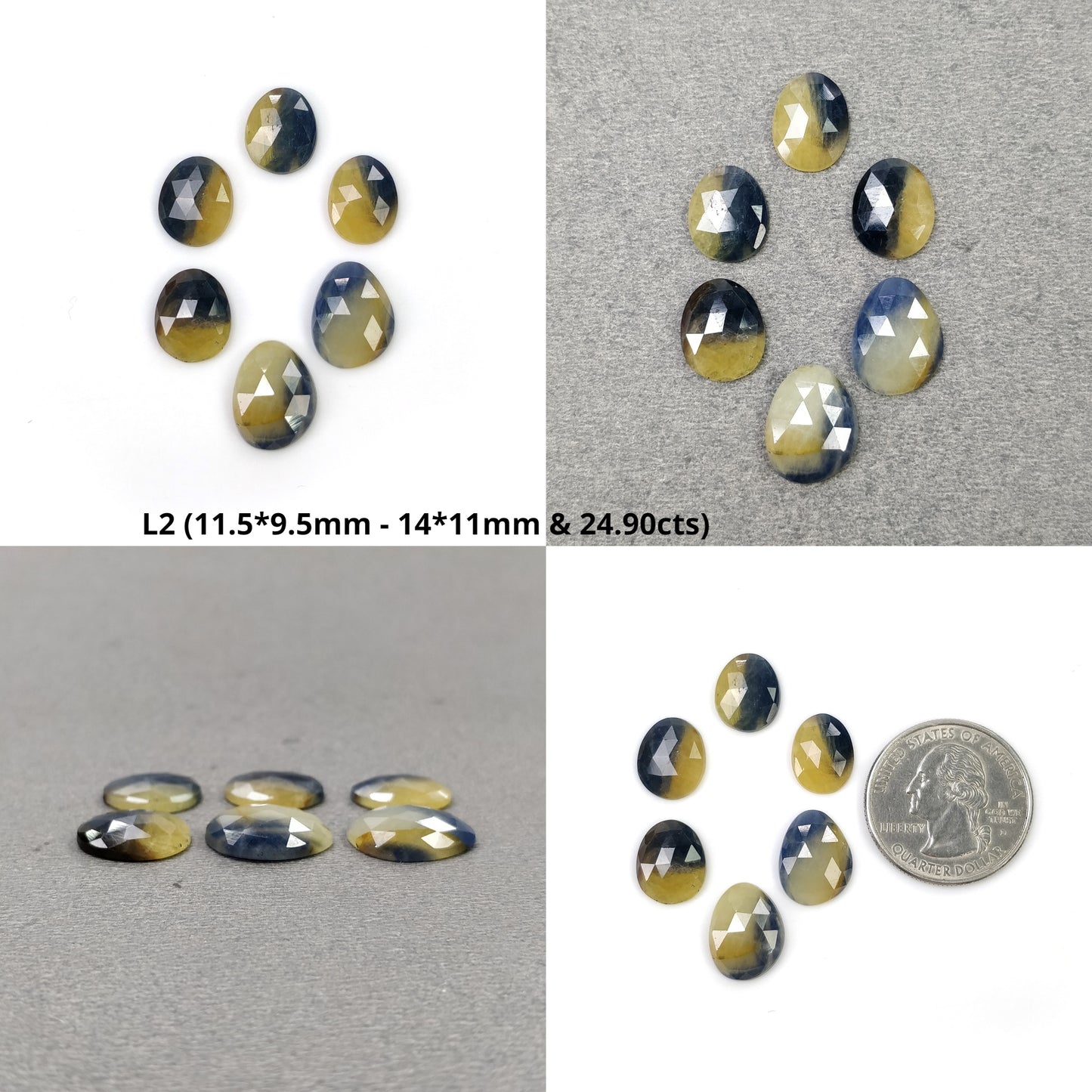 Rose Cut Sapphire
