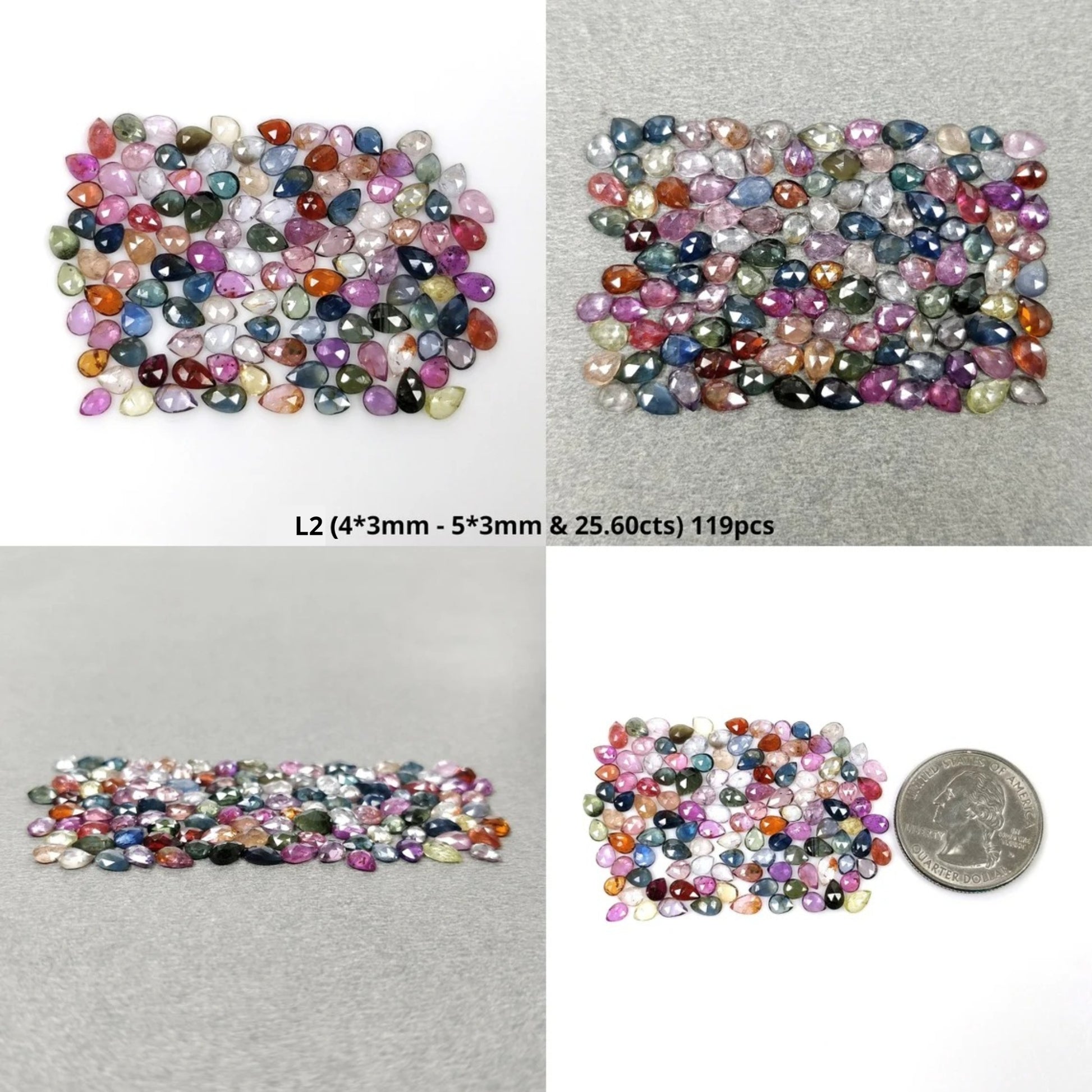 Rose Cut Sapphire