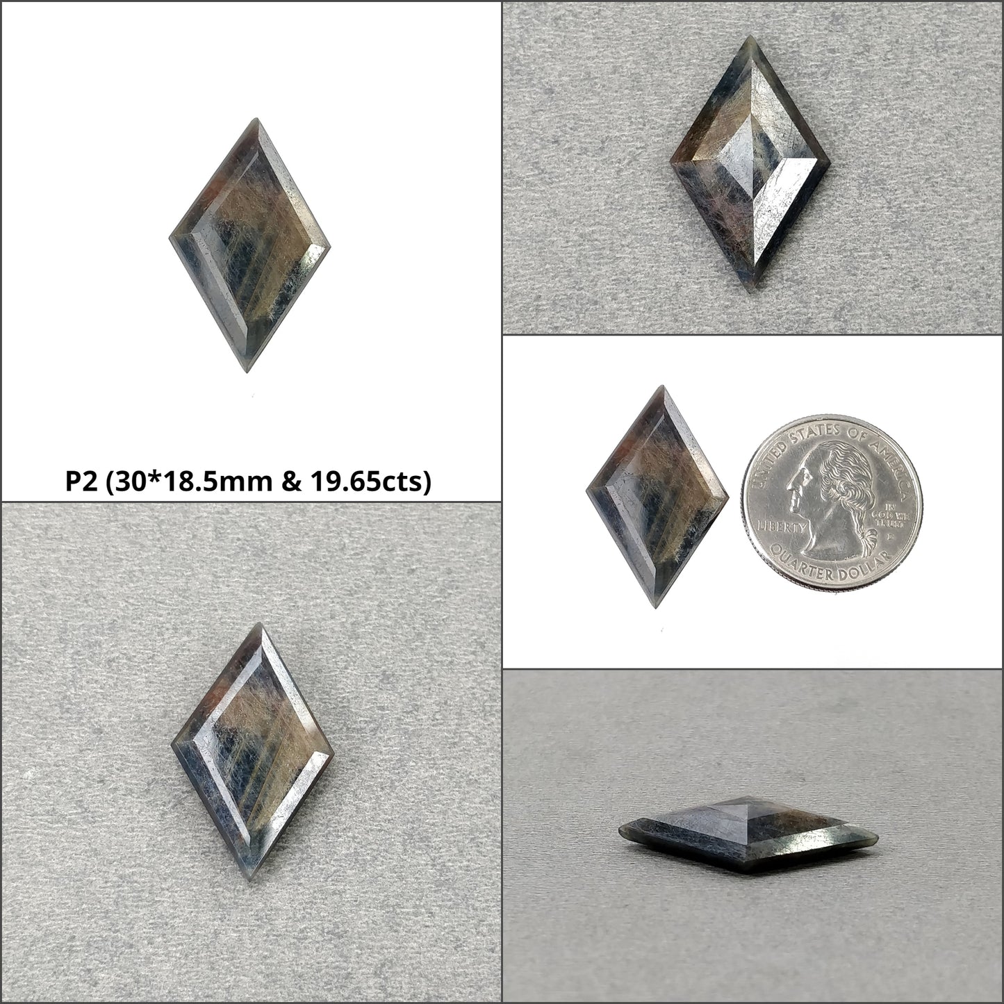 Sapphire Gemstone Normal Cut : Natural Untreated Golden Brown Chocolate & Blue Sapphire Pear Marquise And Hexagon Shape