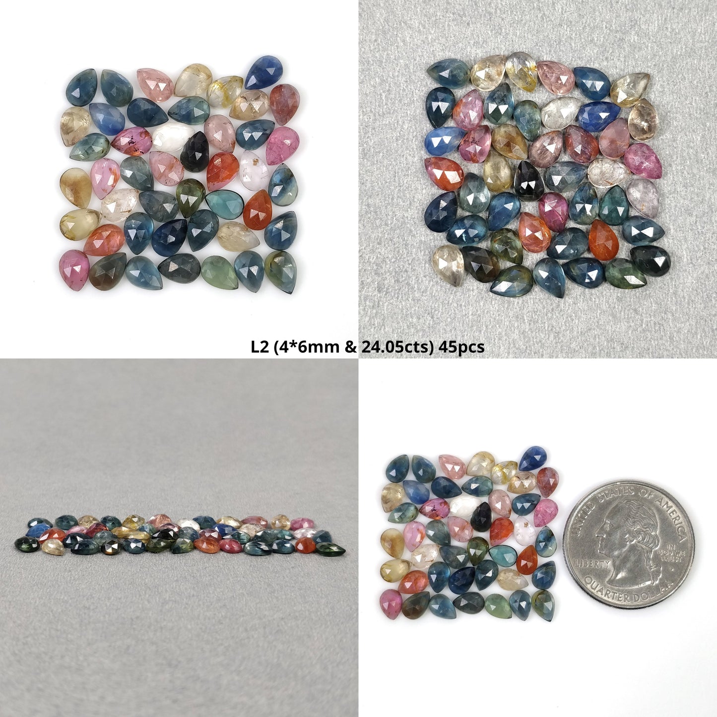 Rose Cut Sapphire