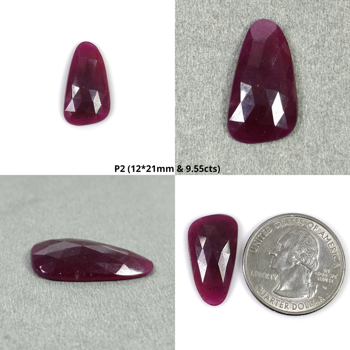 Rose Cut Ruby