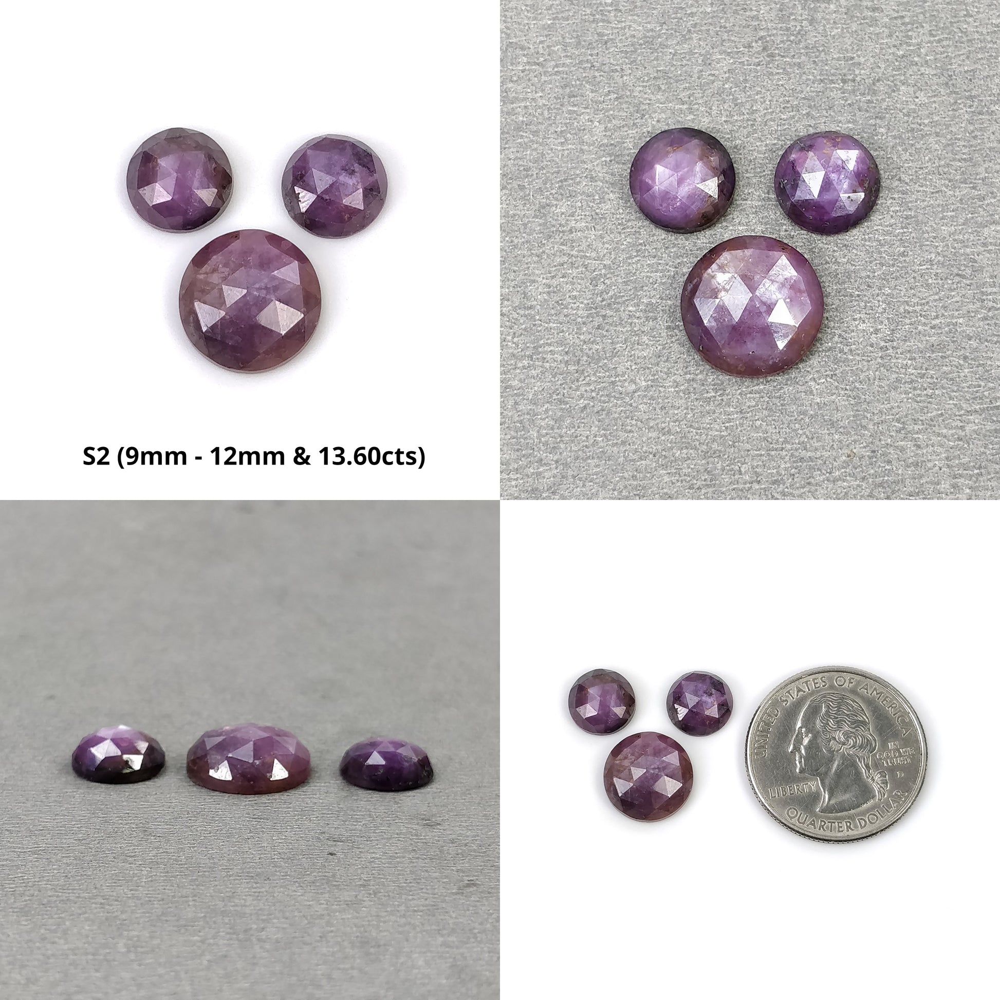 Rose Cut Sapphire