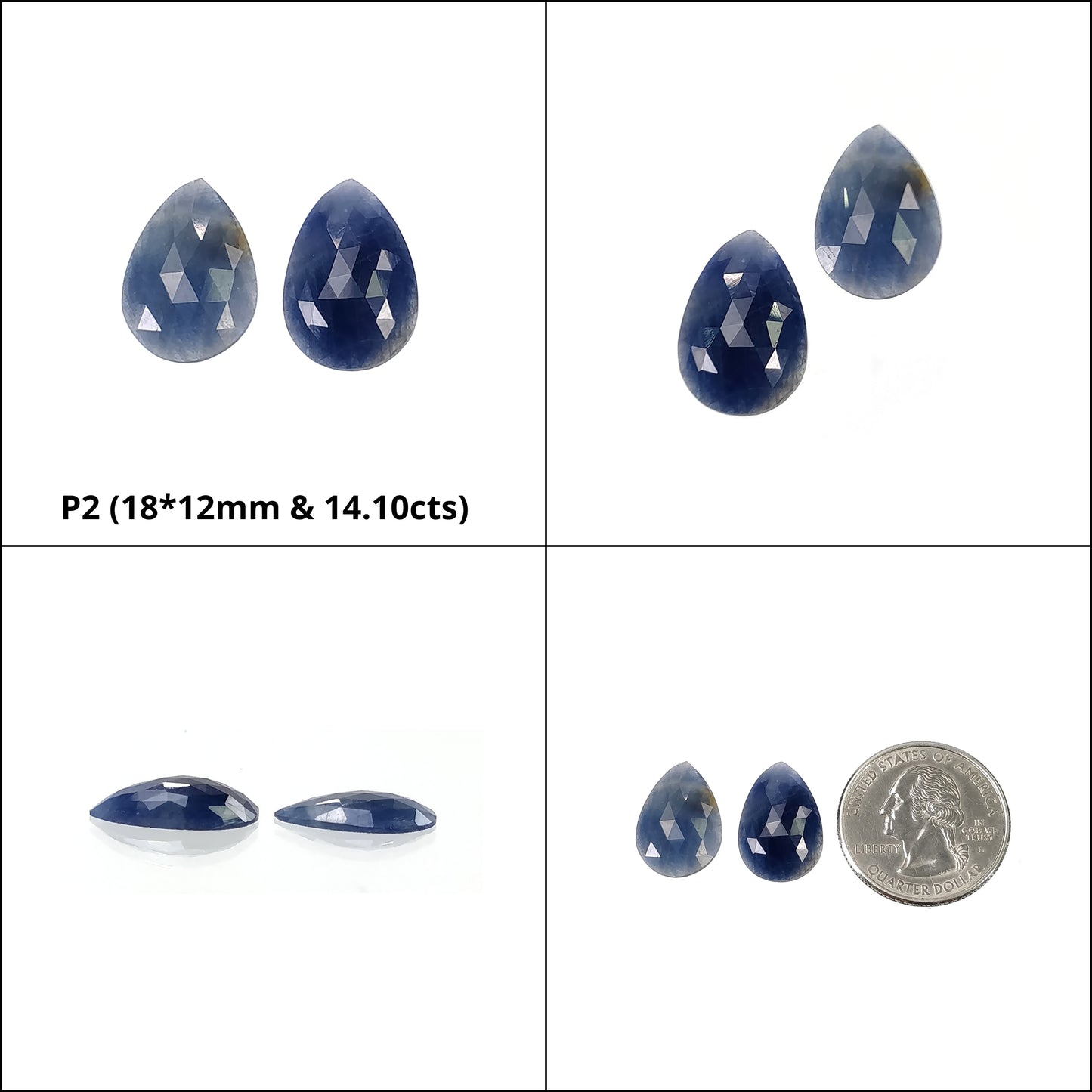 Rose Cut Sapphire