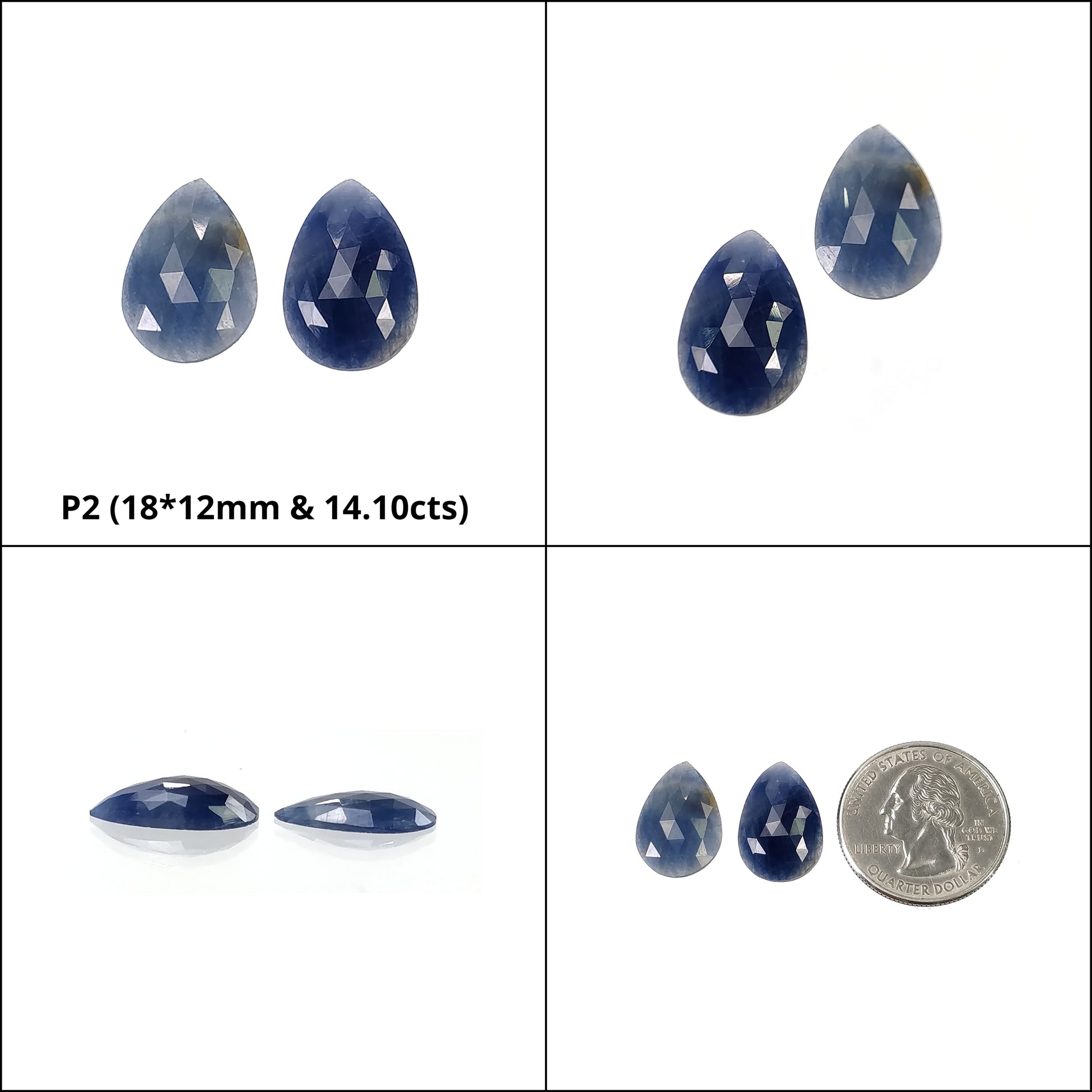 Rose Cut Sapphire