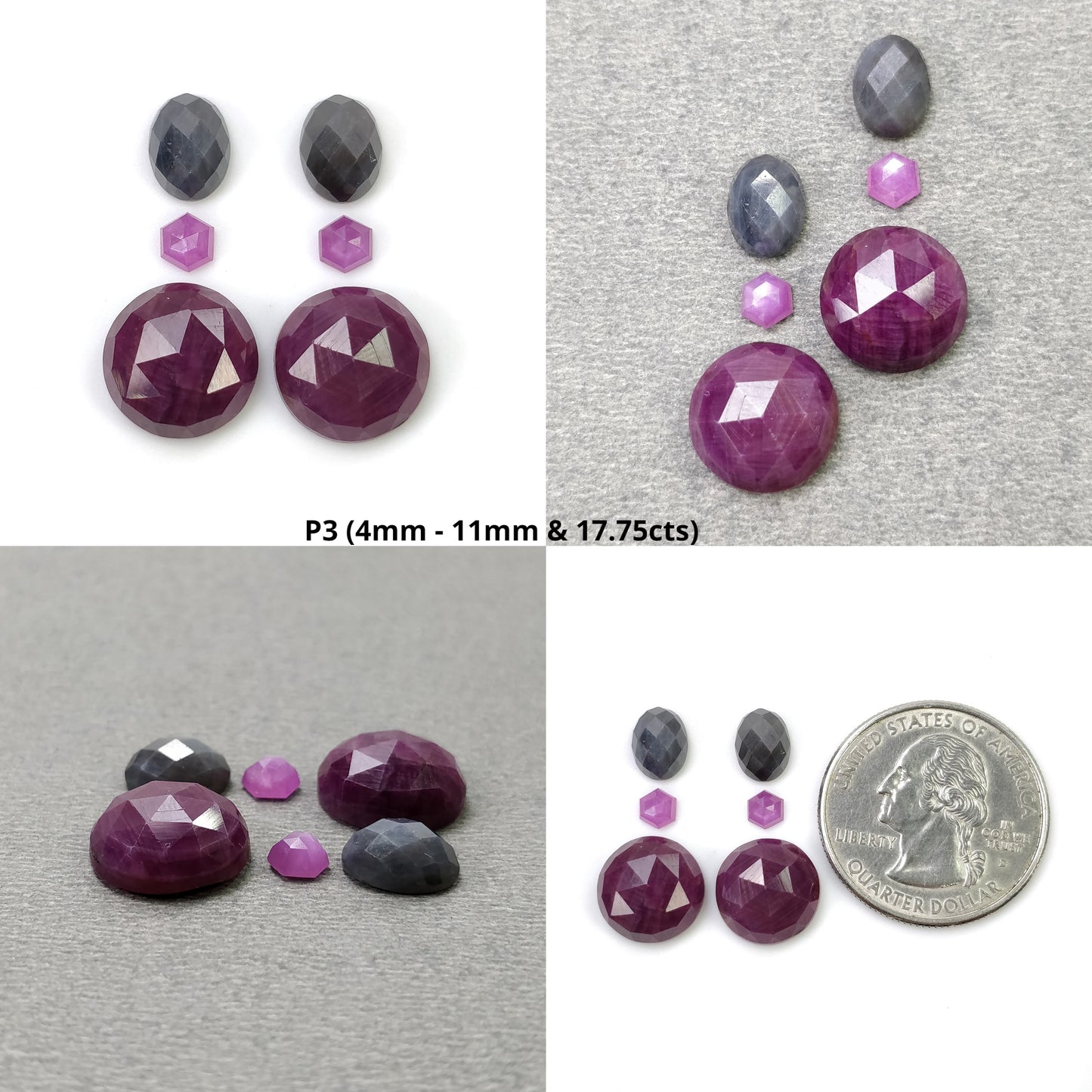 Rose Cut Ruby