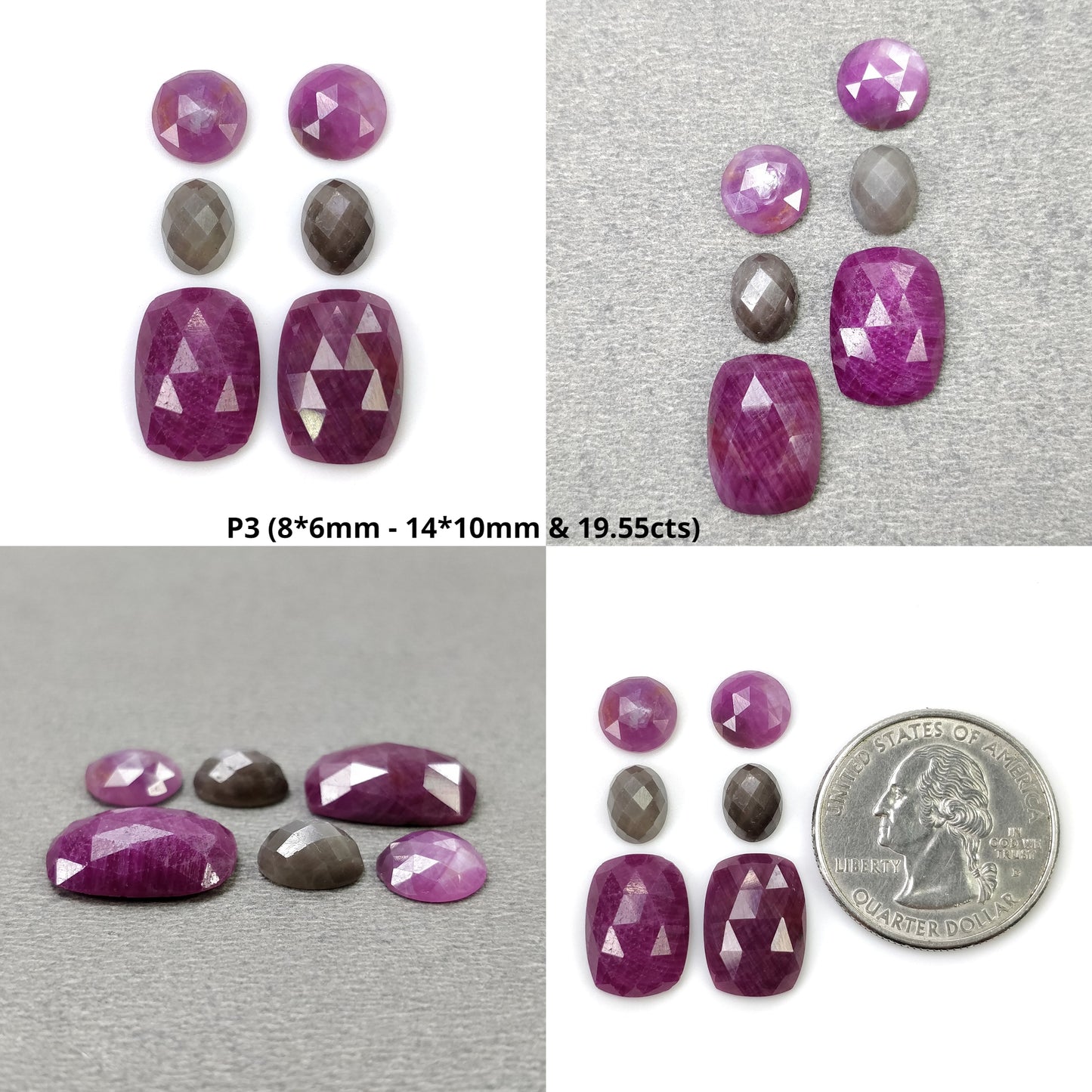 Rose Cut Ruby
