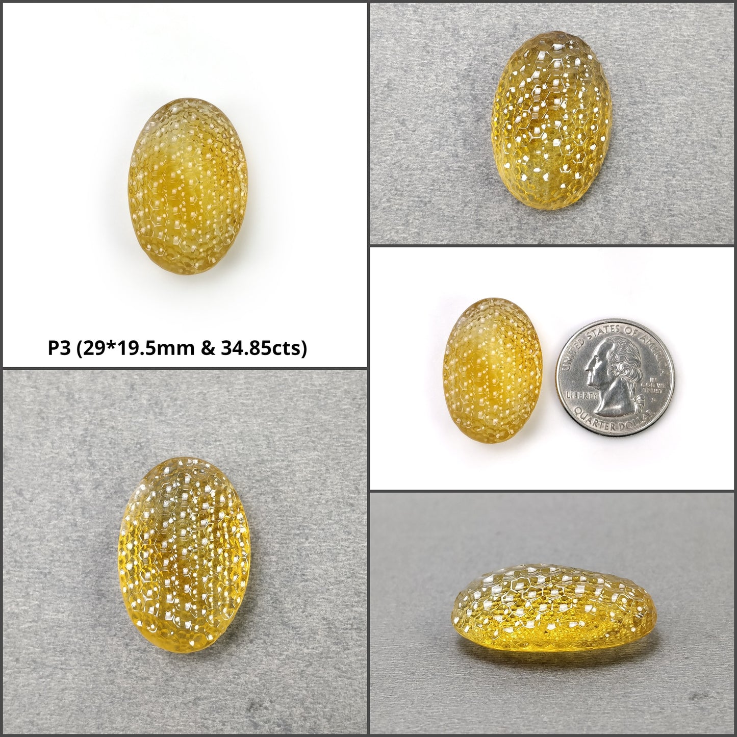 Hand Carved Citrine