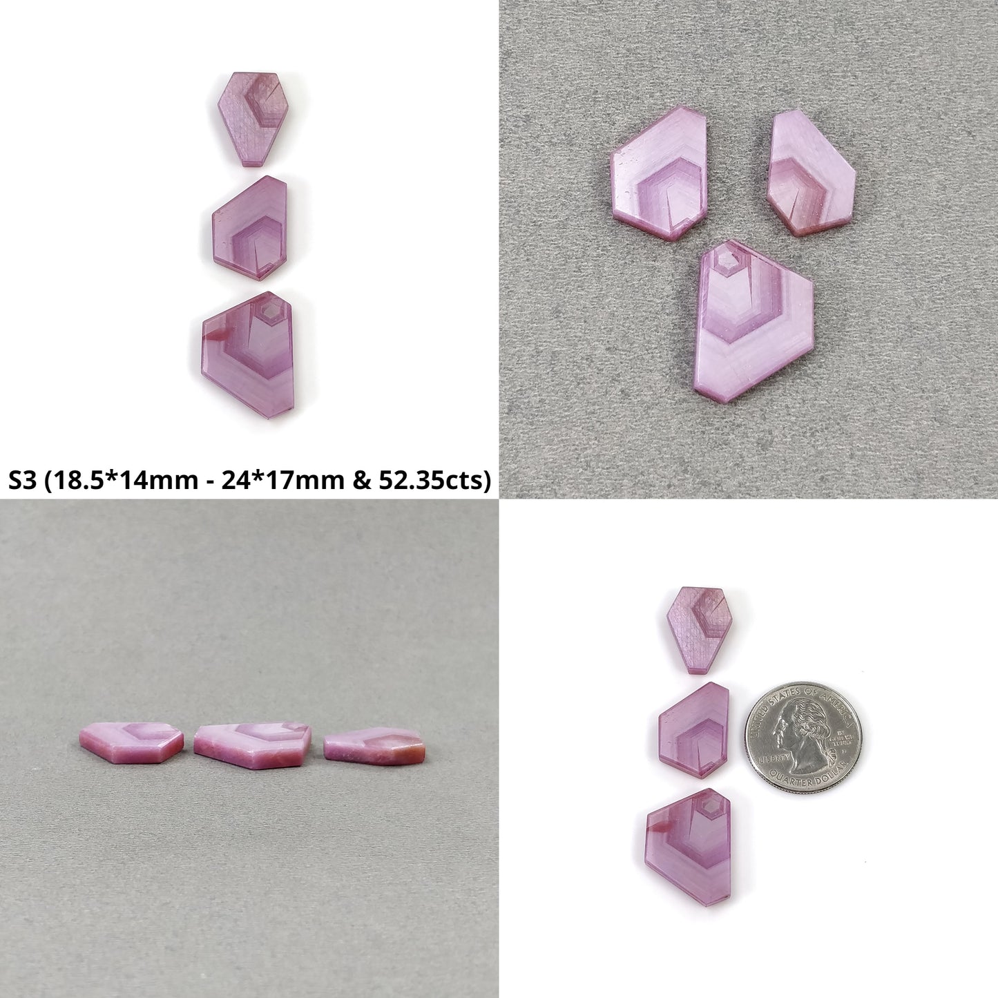 Hexagon Shape Sapphire