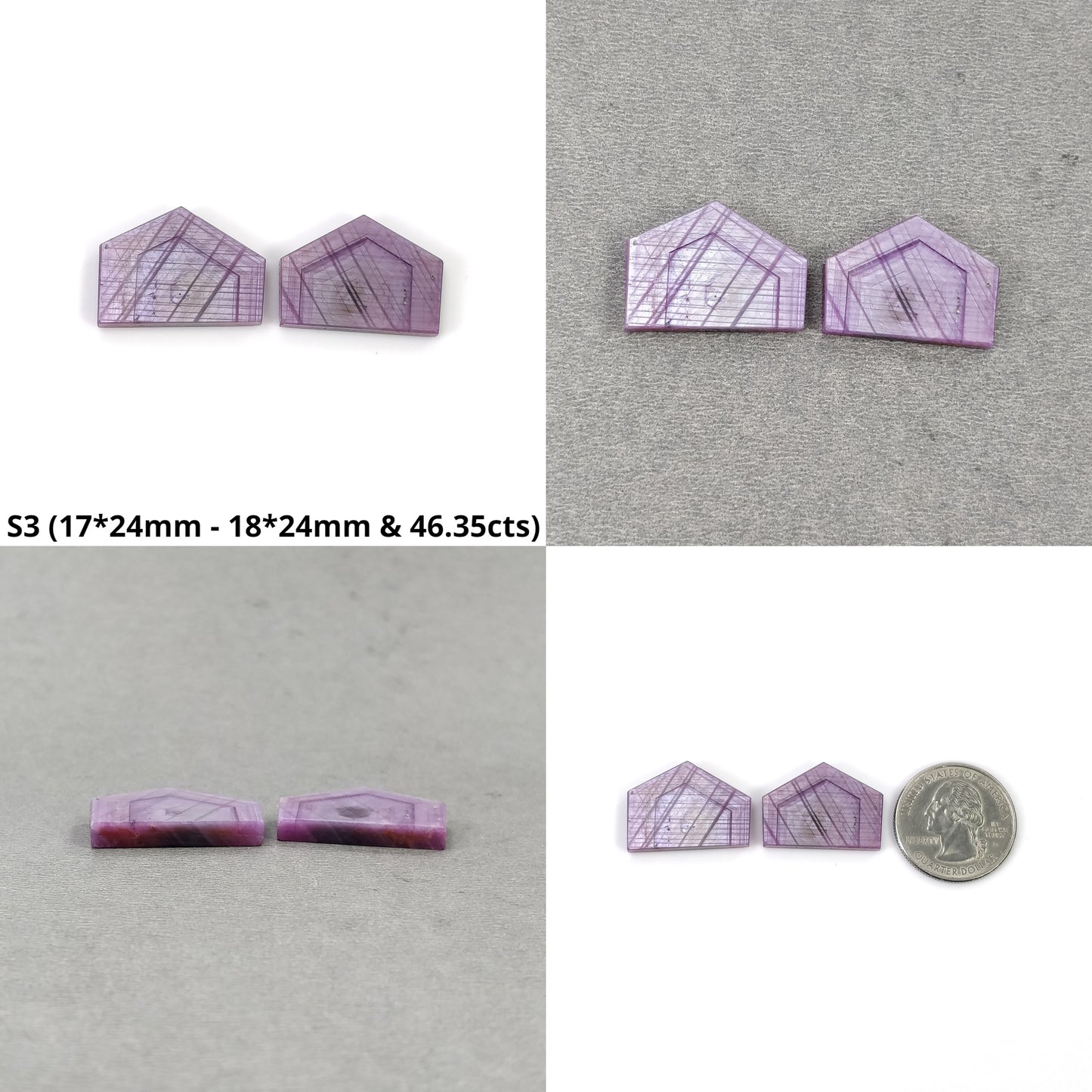Hexagon Shape Sapphire