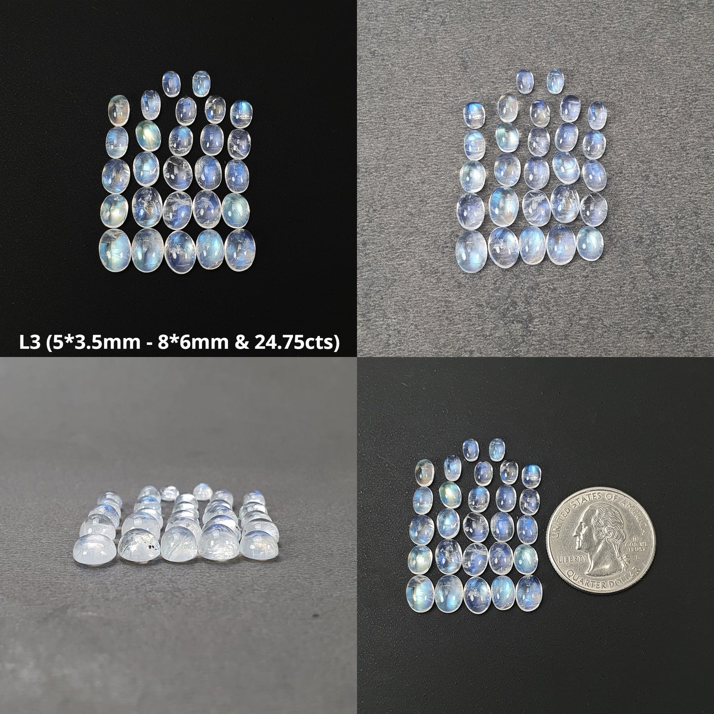 Oval Moonstone