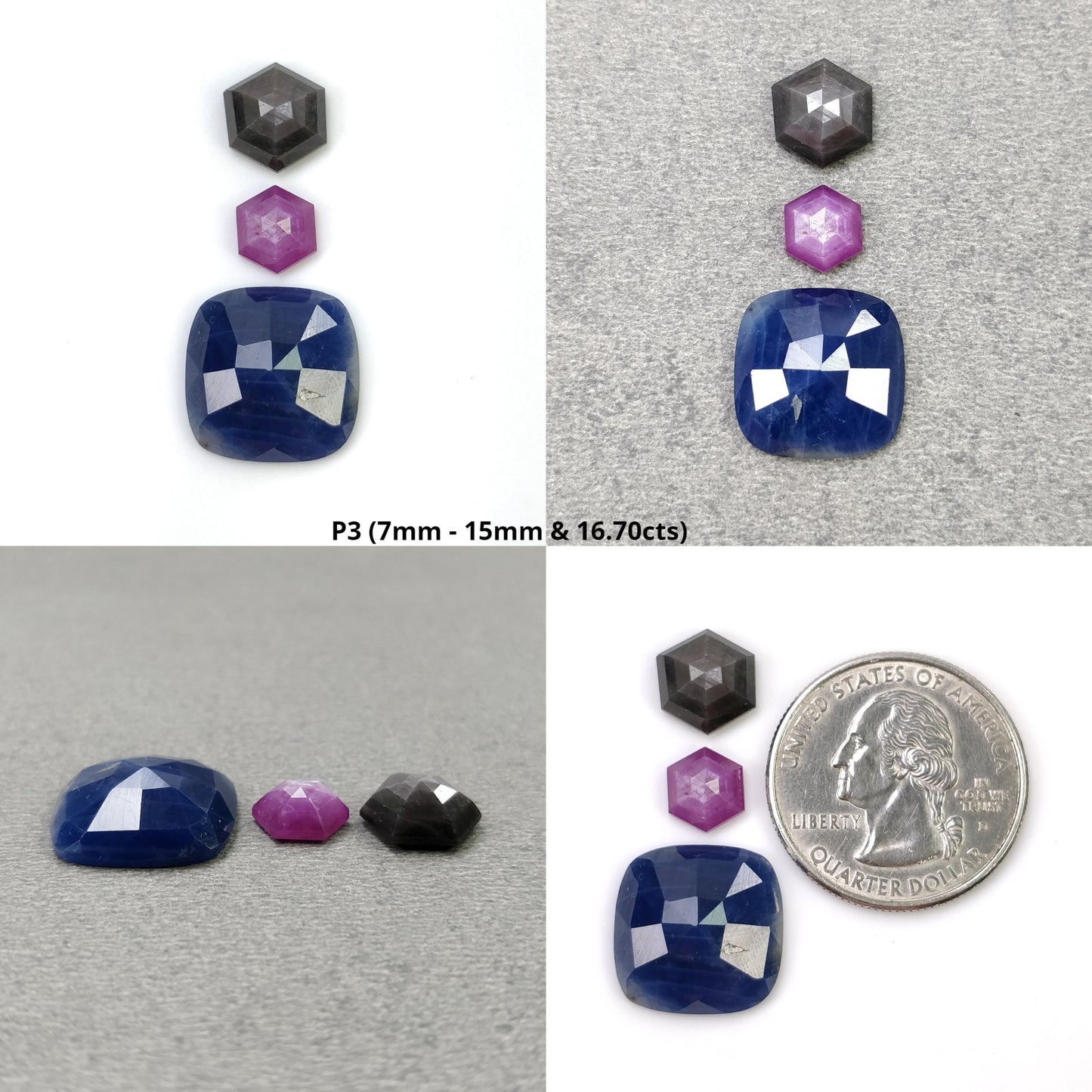 Rose Cut Sapphire