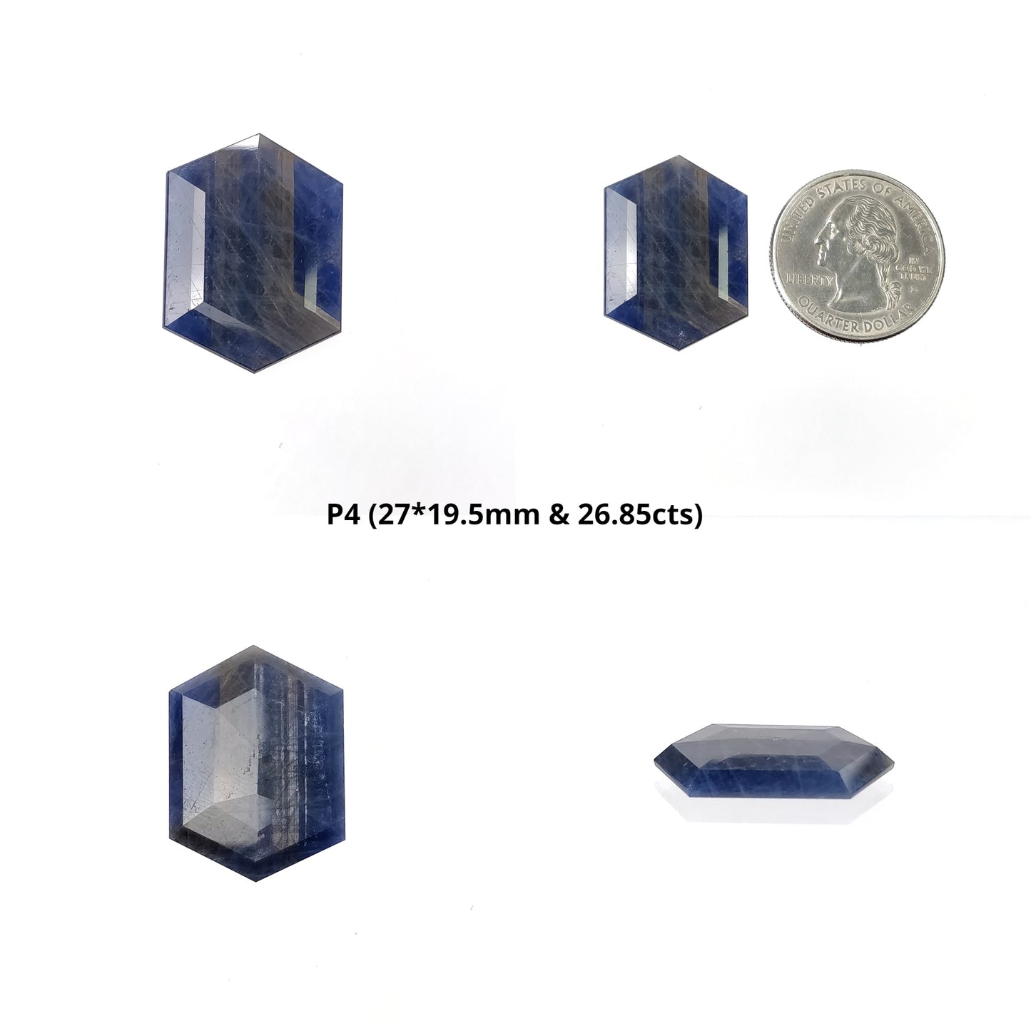 Sapphire Gemstone Normal Cut : Natural Untreated Golden Brown Chocolate & Blue Sapphire Pear Marquise And Hexagon Shape