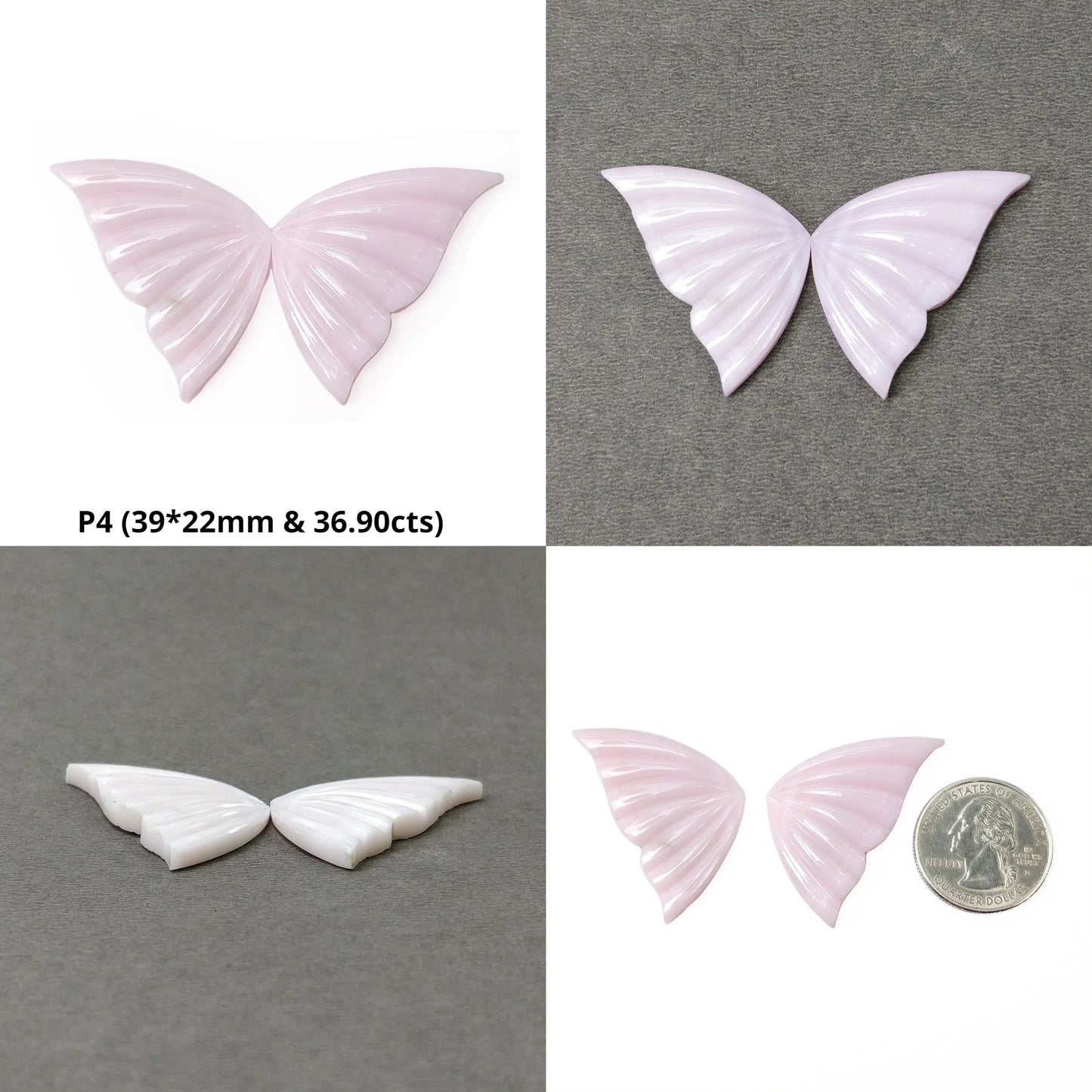 Pink Opal Butterfly