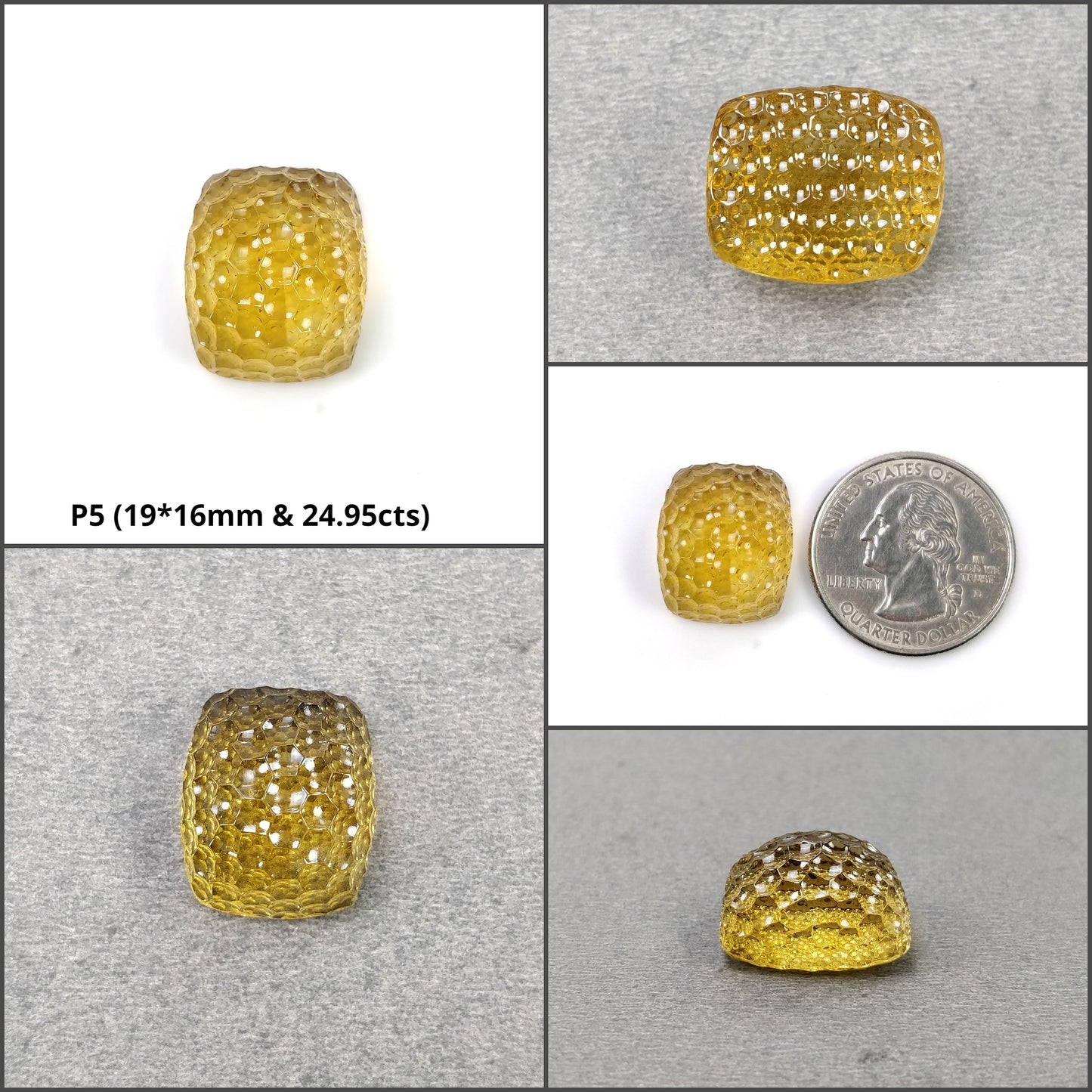 Cushion Shape Citrine