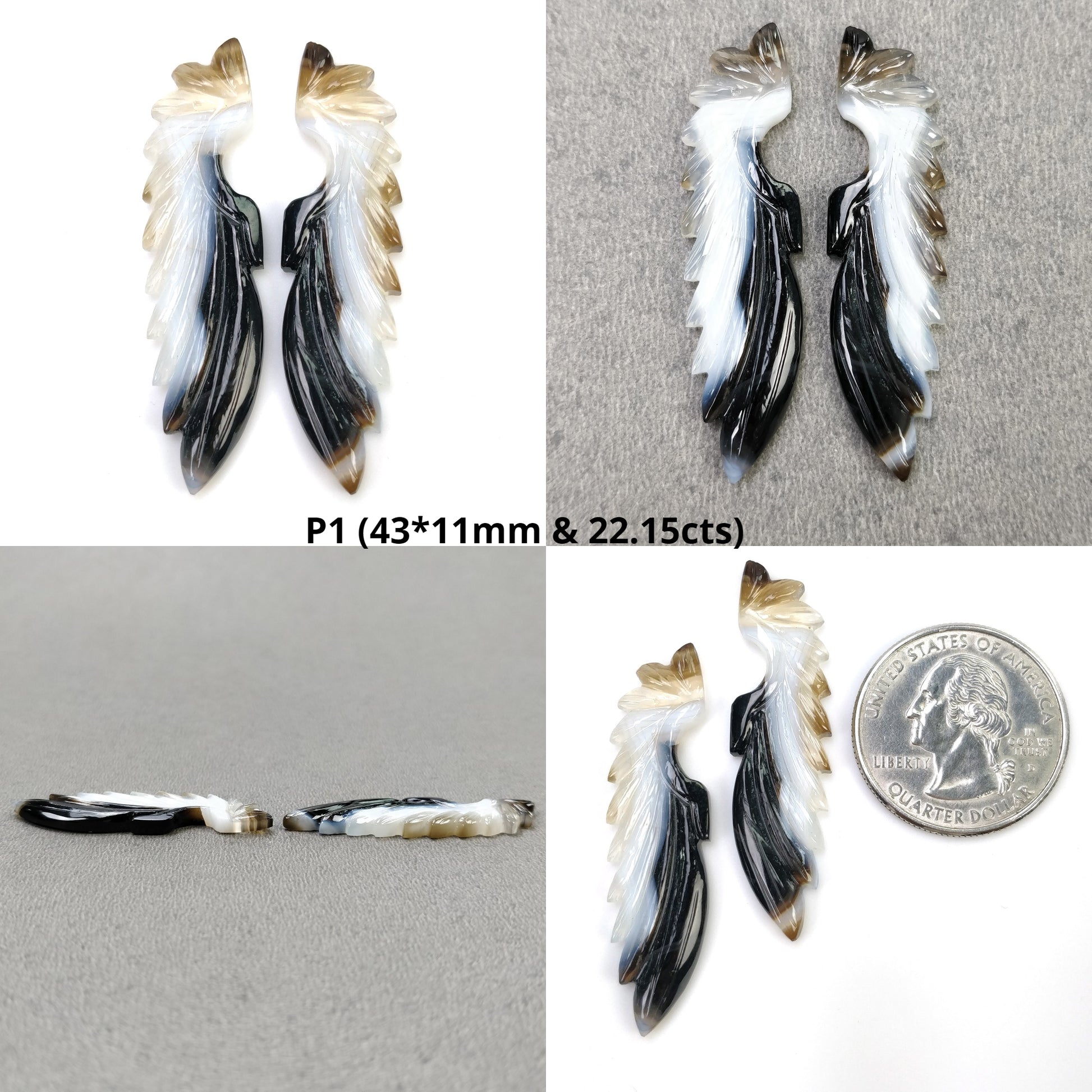 Botswana Agate Butterfly