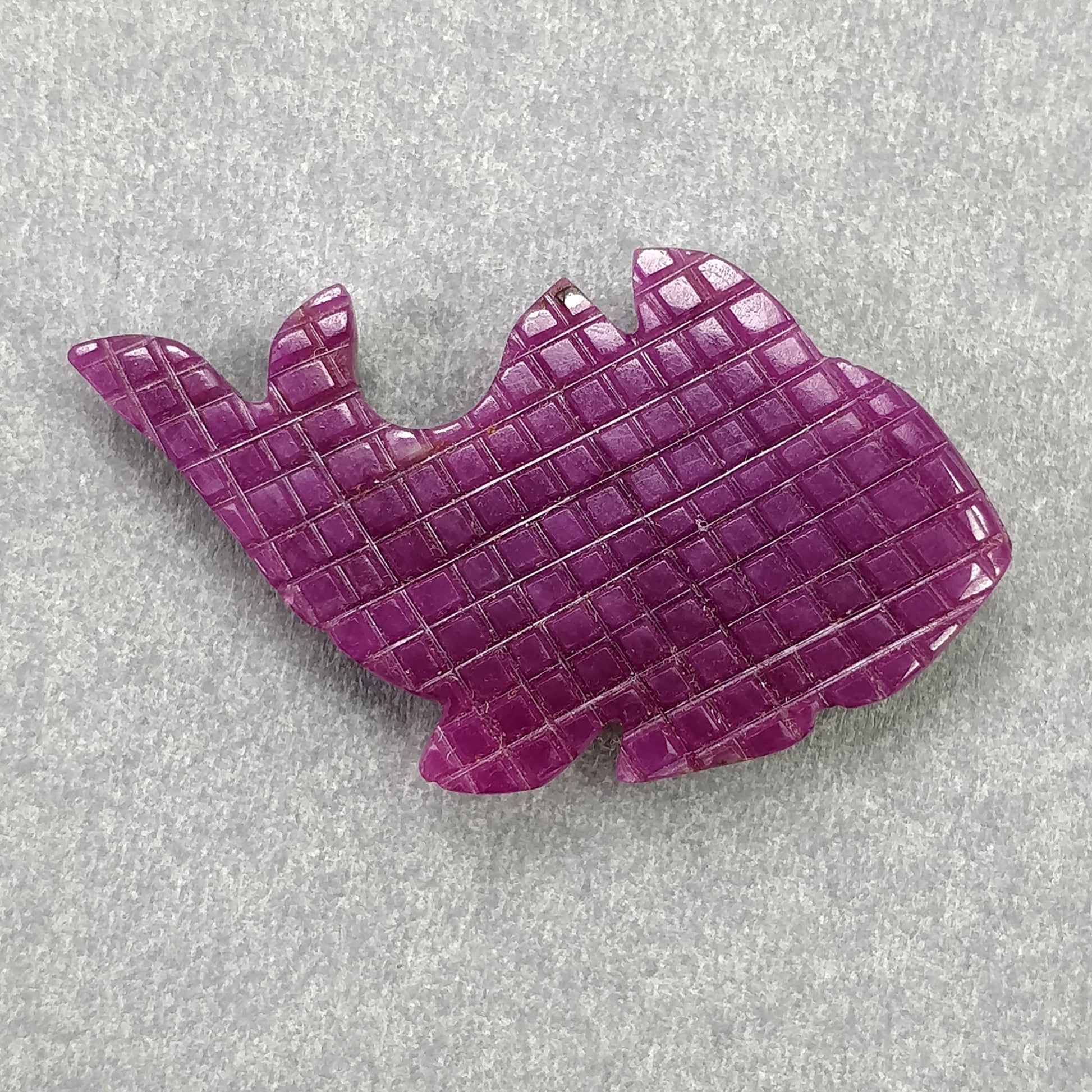 Hand Carved Ruby