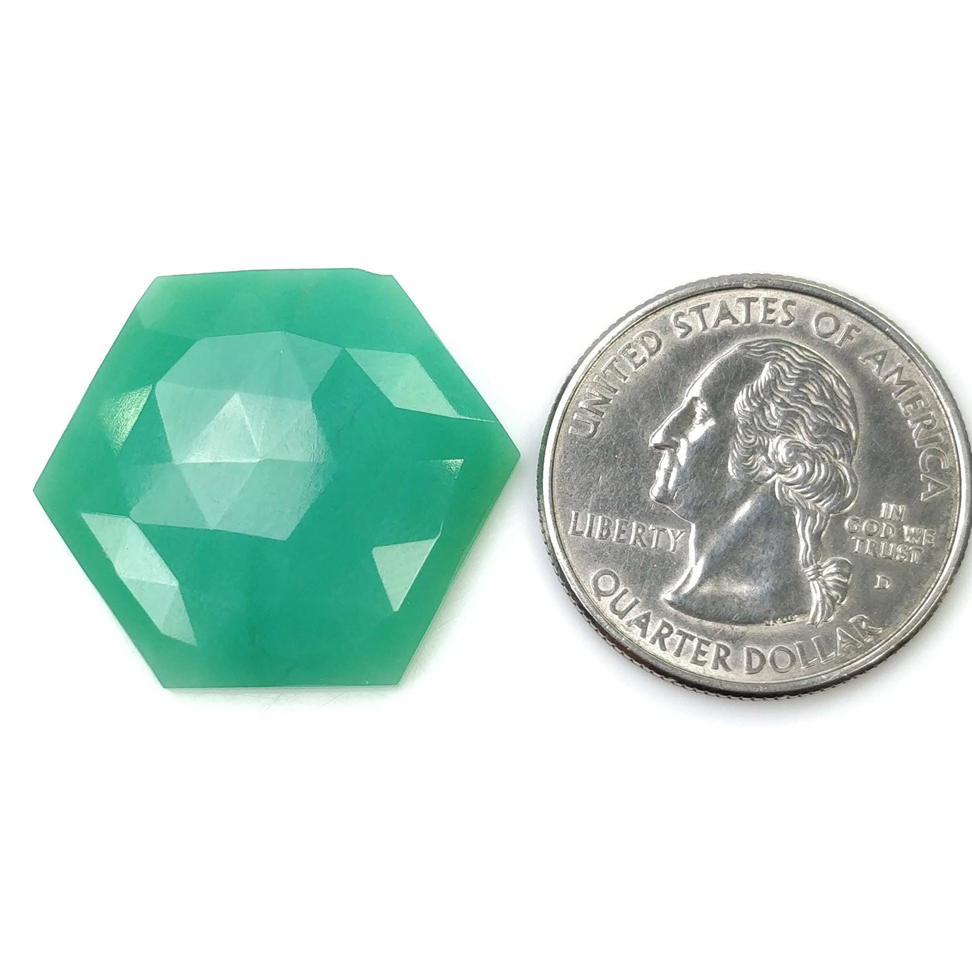 Rose Cut Chrysoprase