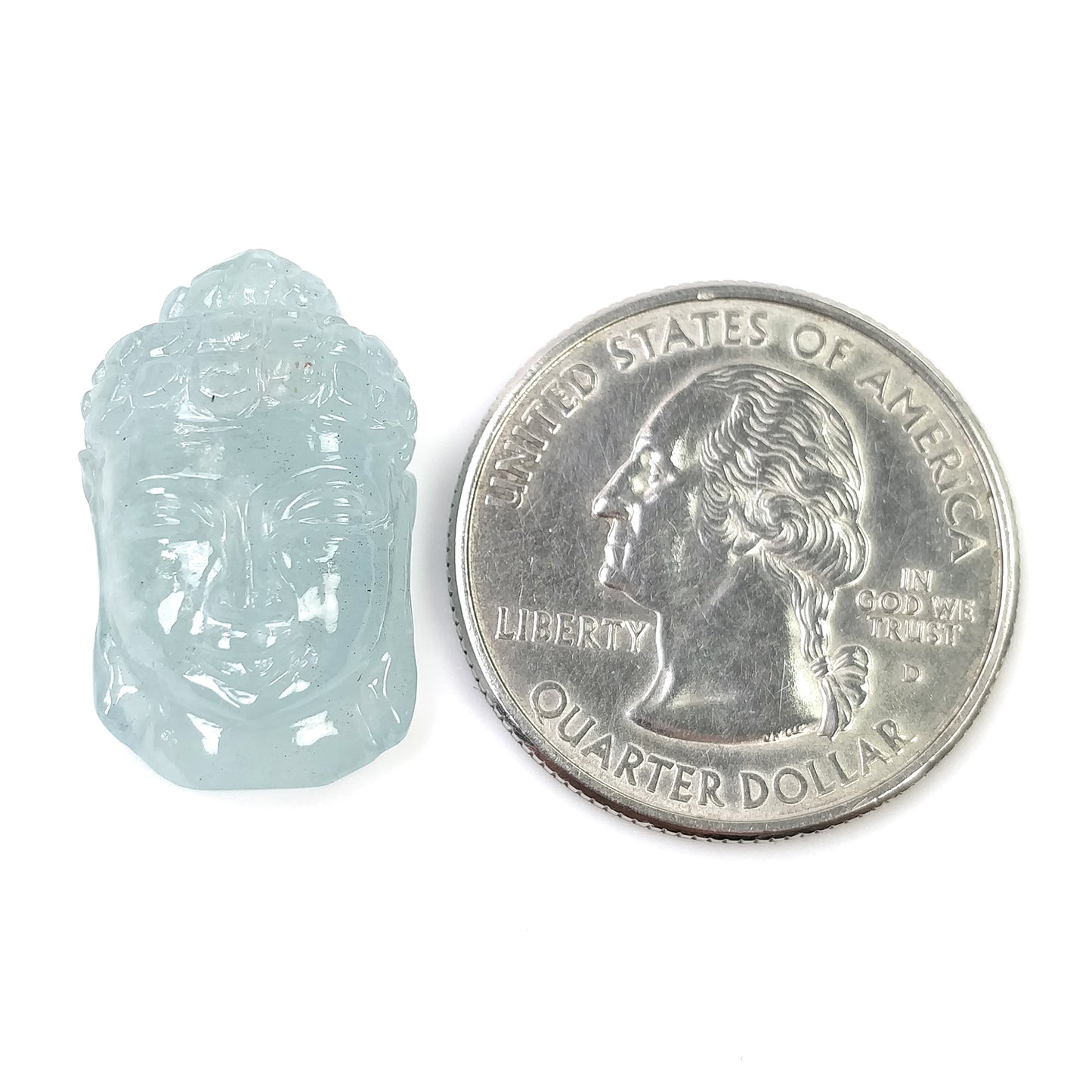 Hand Carved Aqua