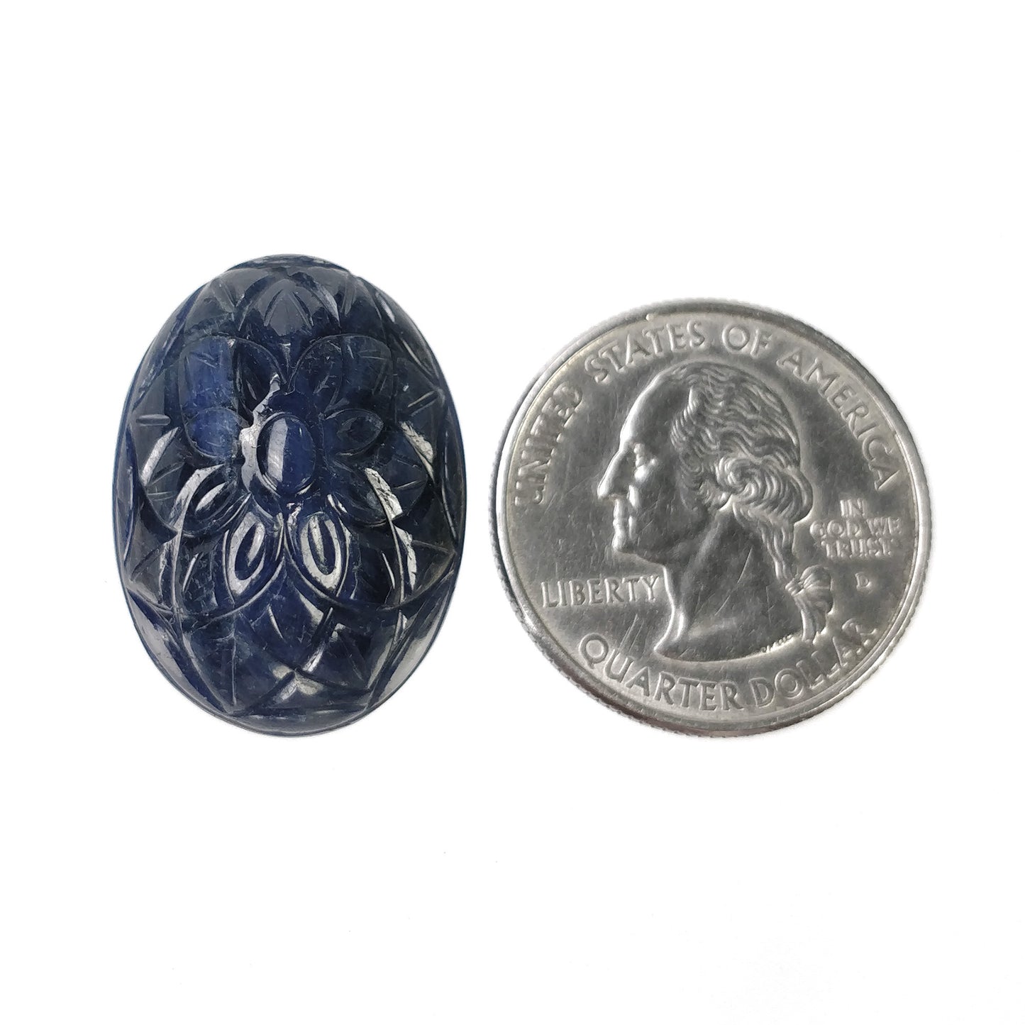 Sapphire Carving