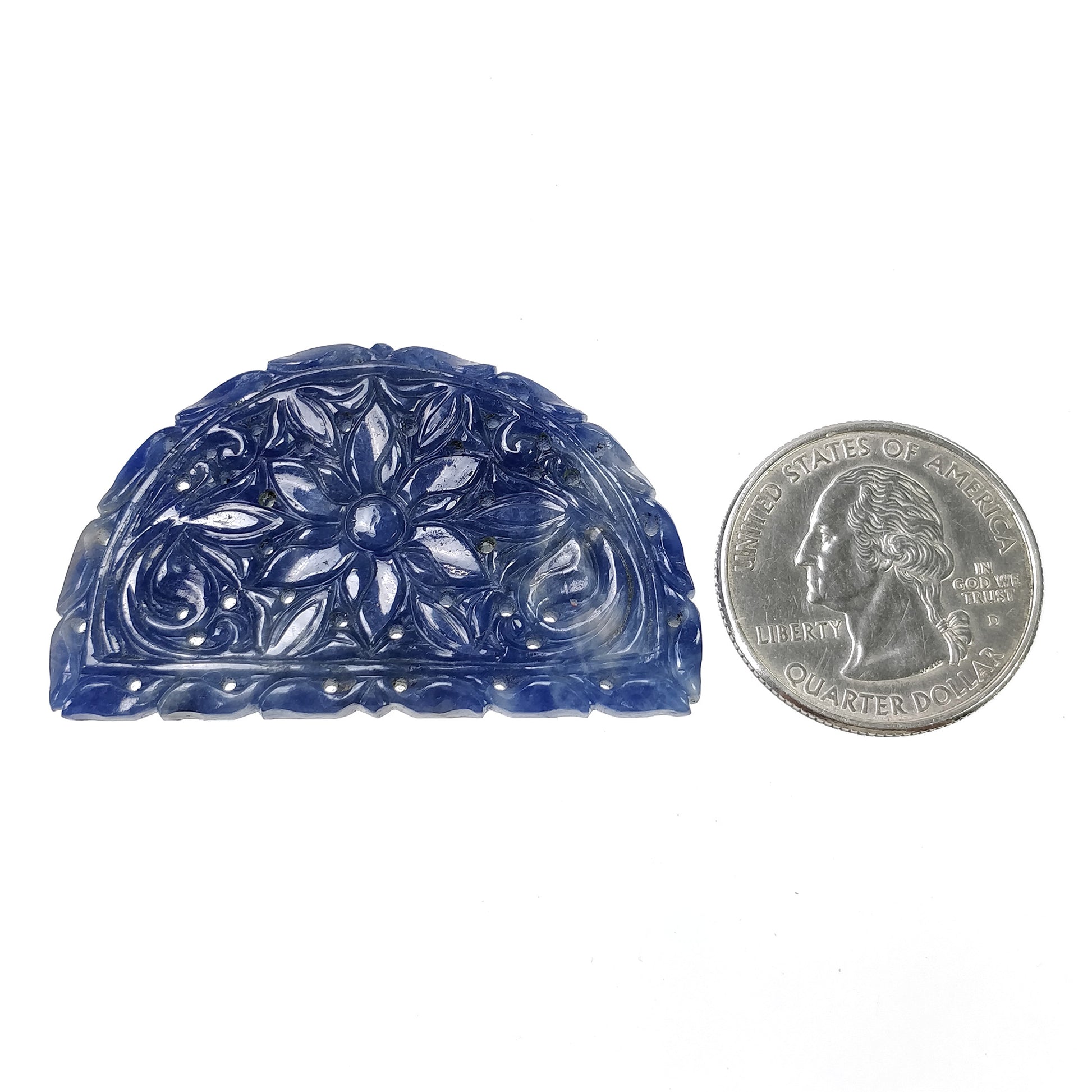 Hand Carved Sapphire