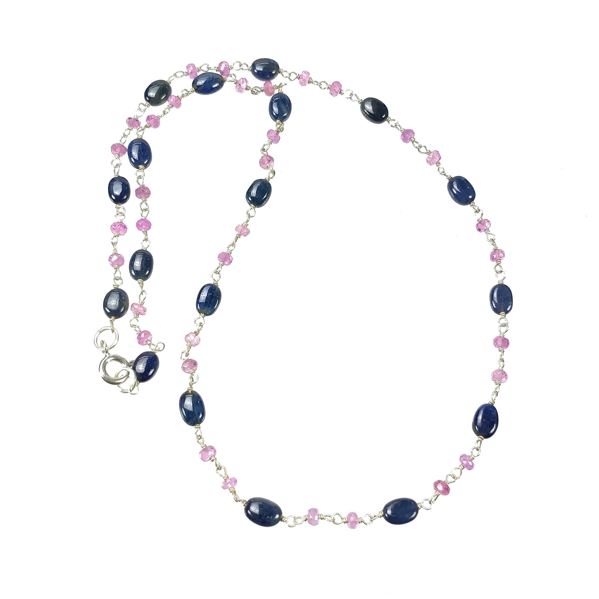 Pink Sapphire Necklace