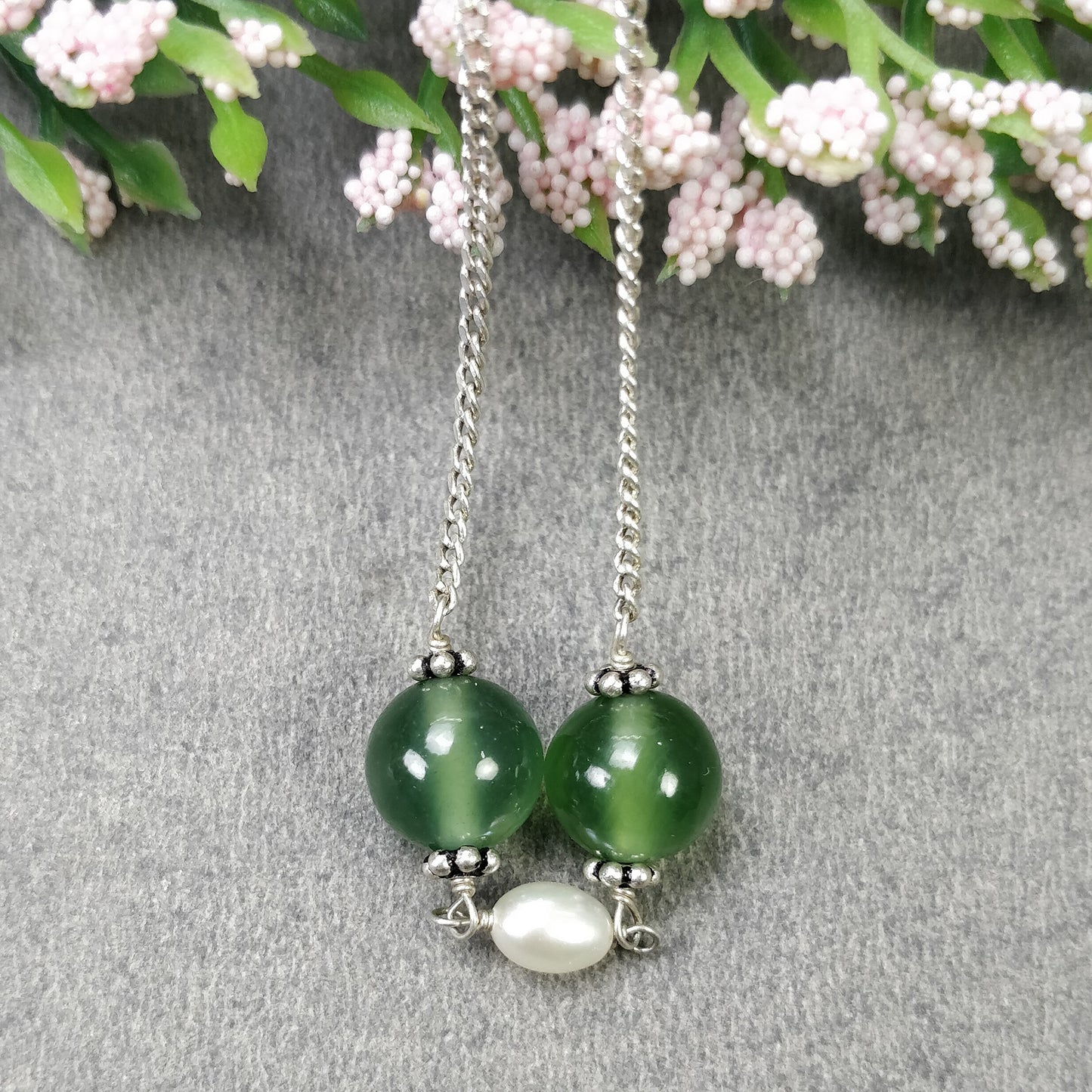 Serpentine Gemstone Necklace