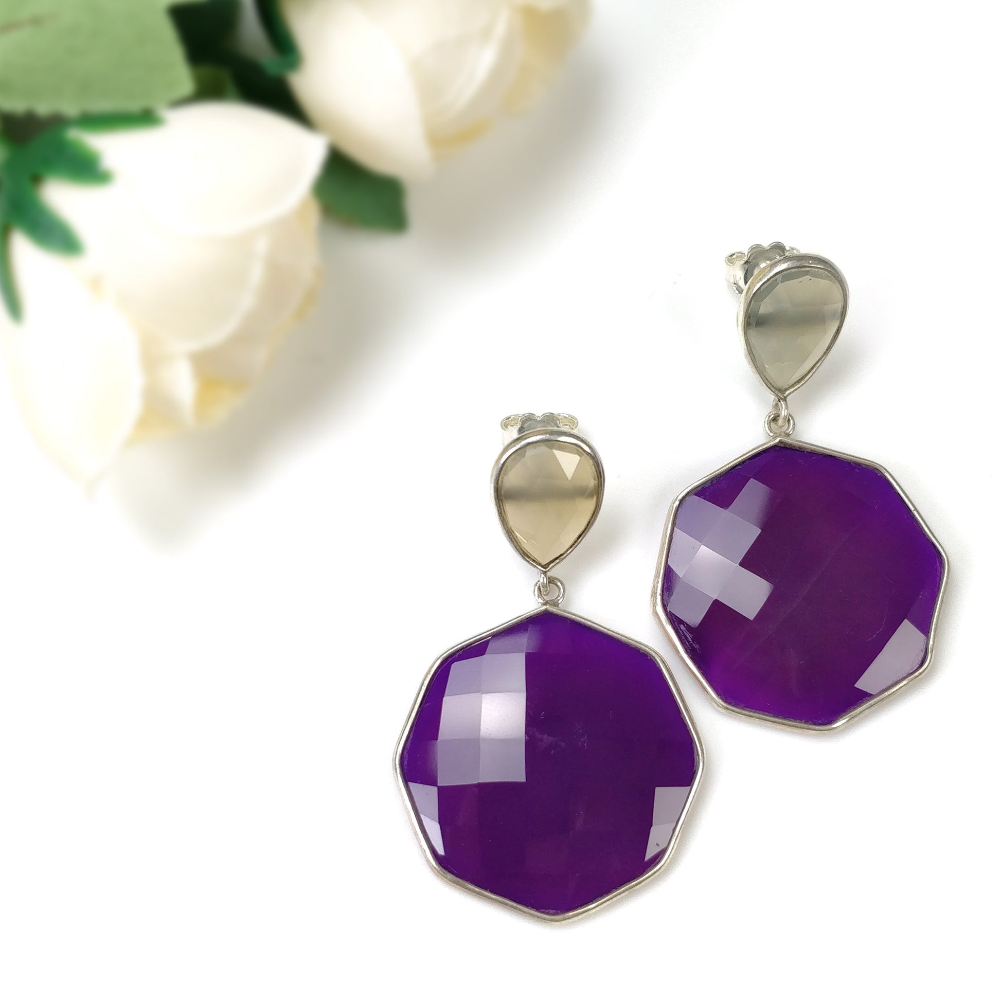 Purple Rhinestone Gemstone