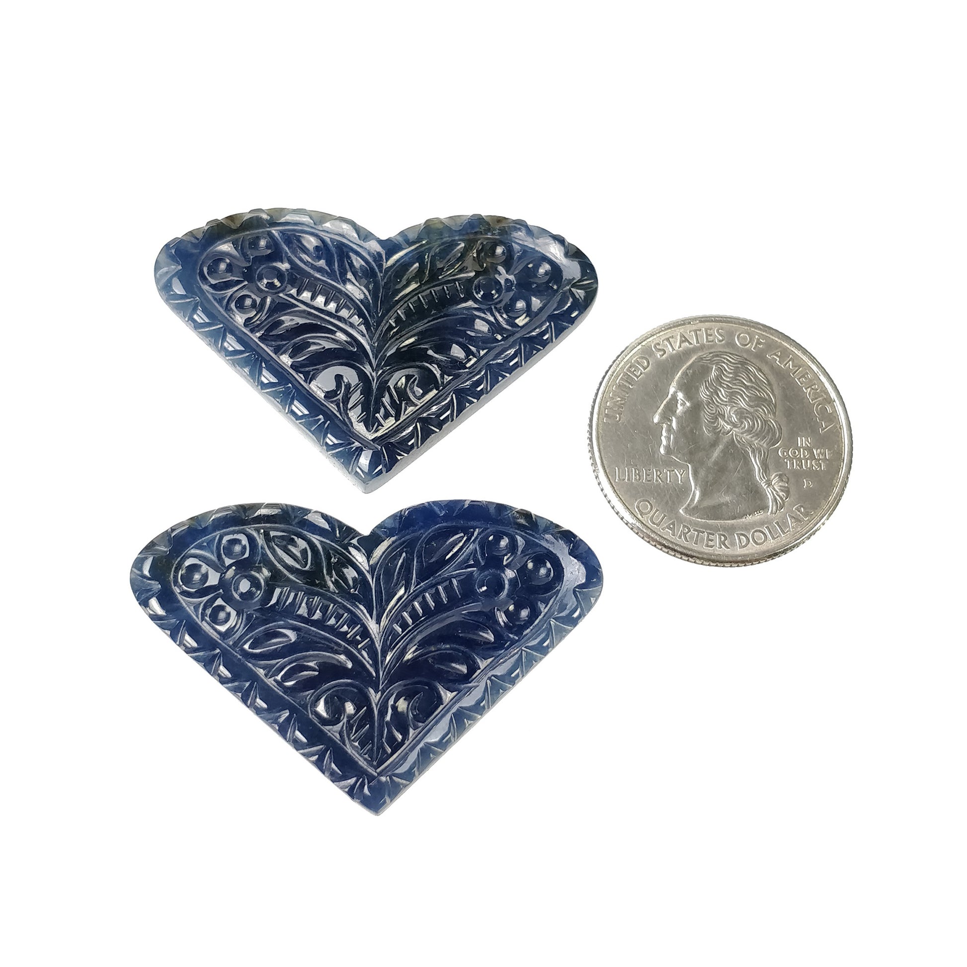 Hand Carved Sapphire