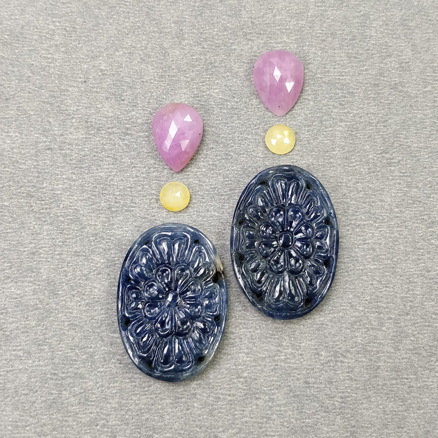 Hand Carved Sapphire