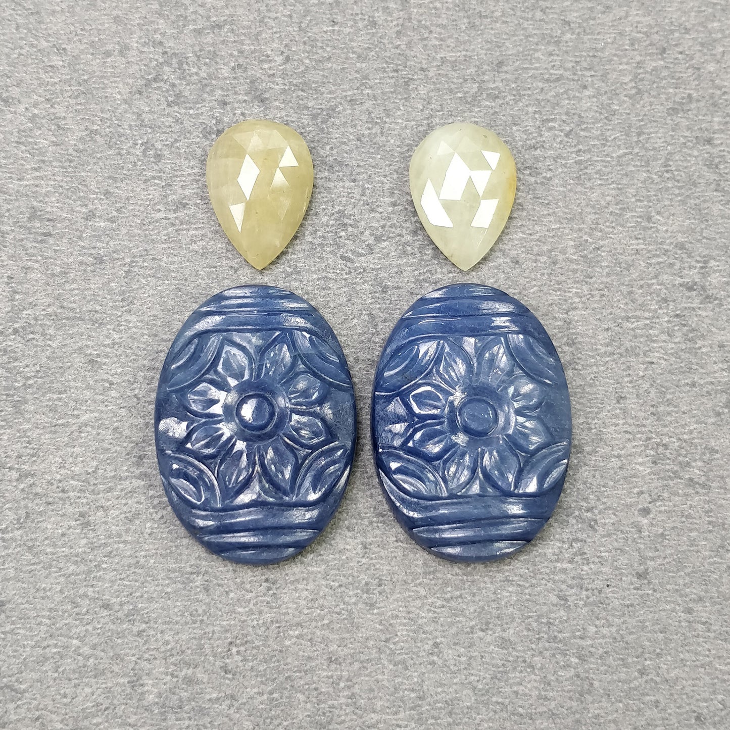 Hand Carved Sapphire