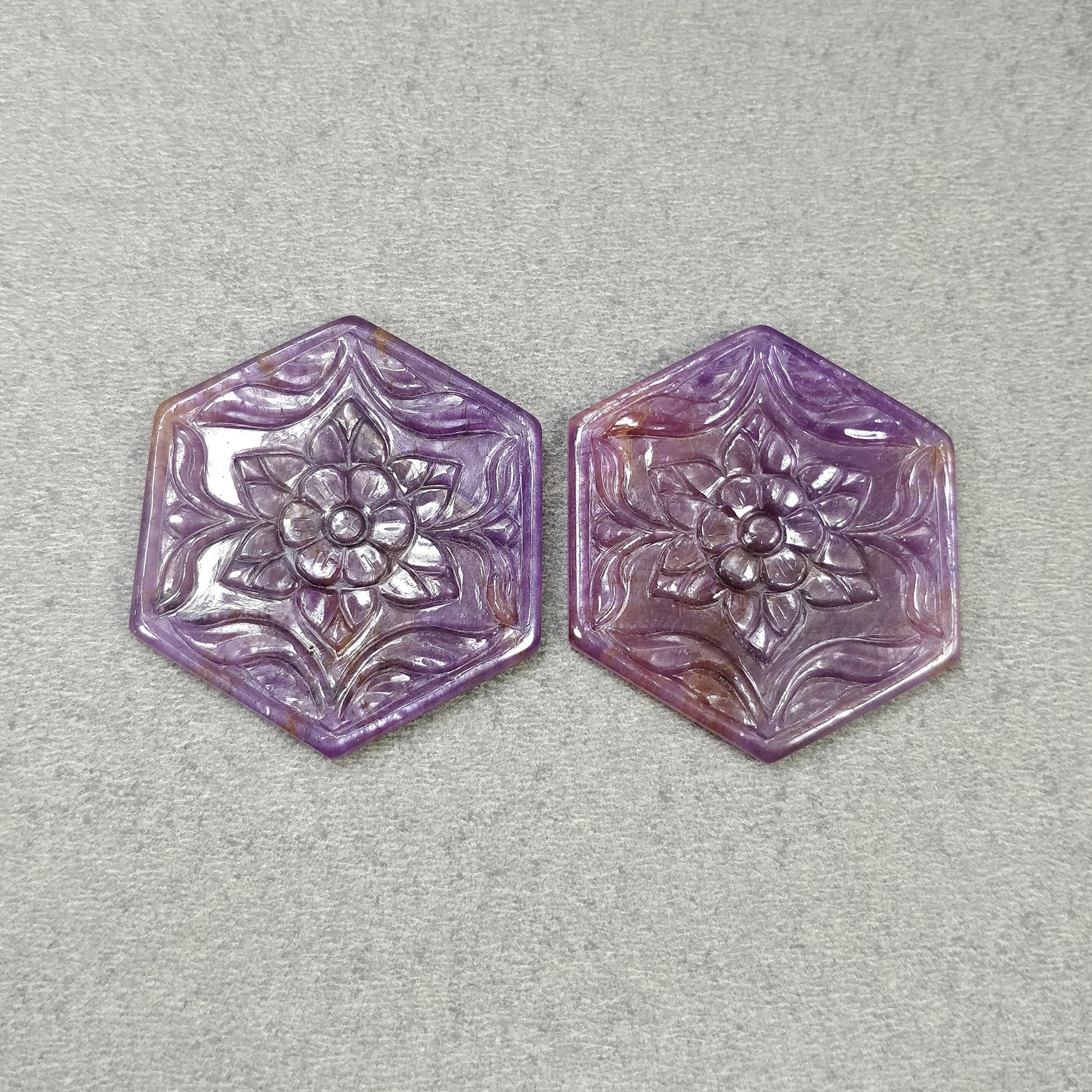 Hexagon Shape Sapphire