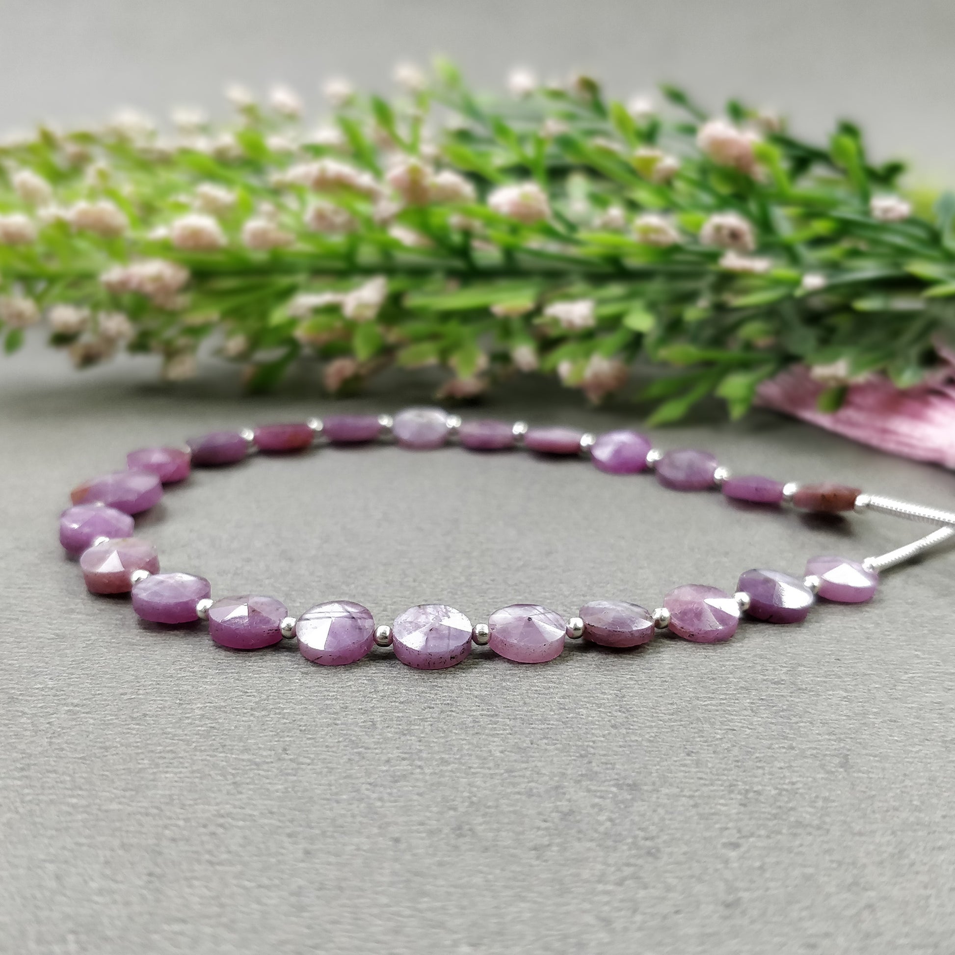 Raspberry Sapphire Beads