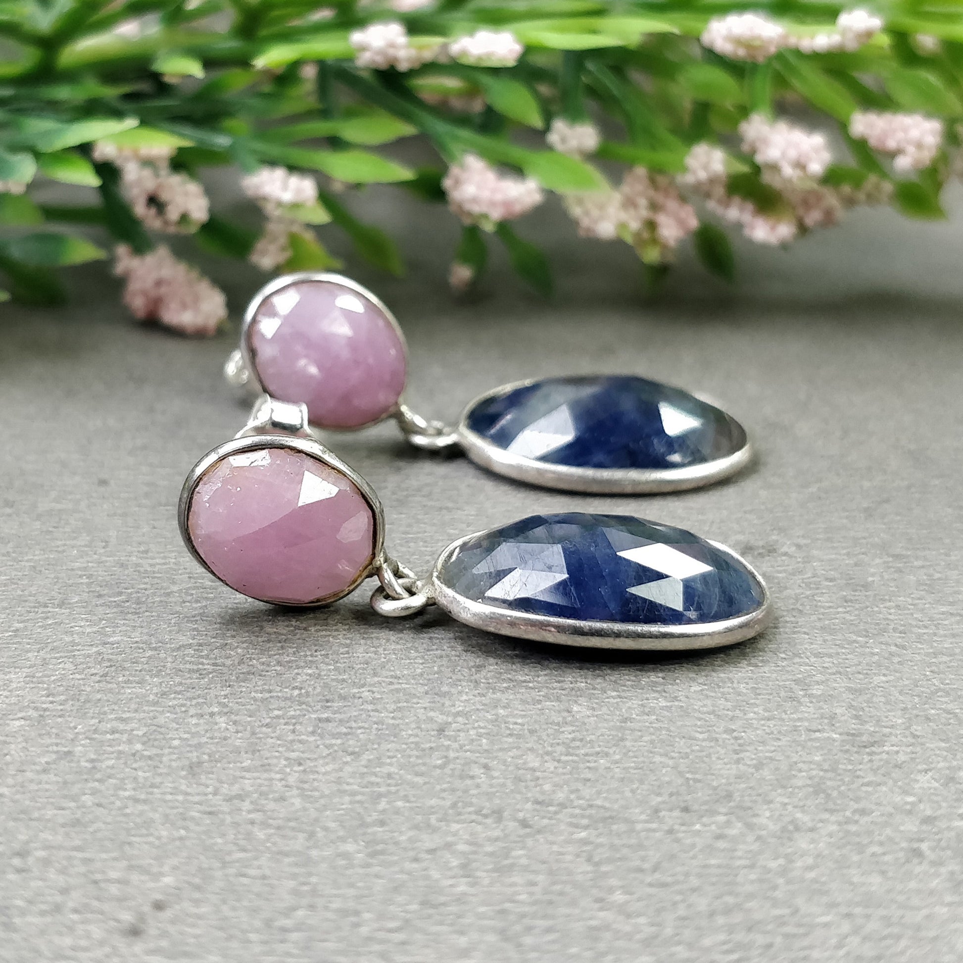 Gemstone earrings