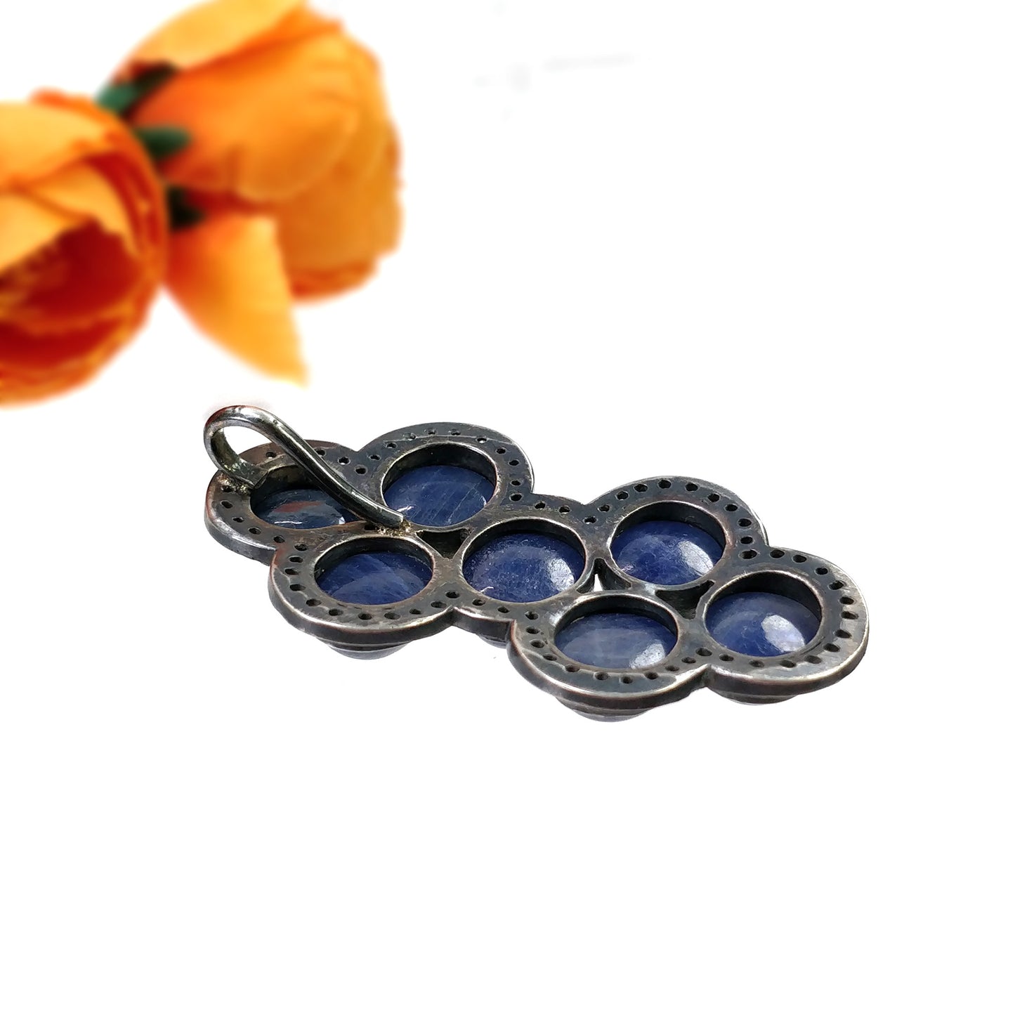 Bezel set Earrings