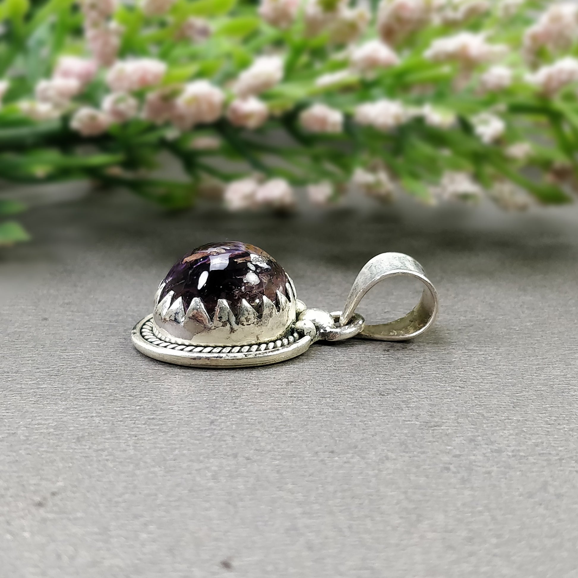 Bezel set Pendant