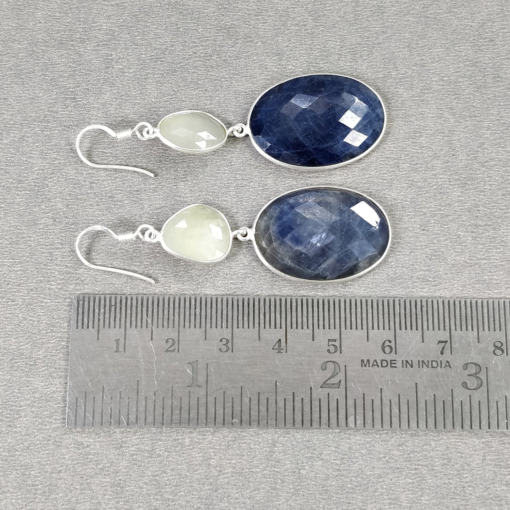 Bezel Set Earring