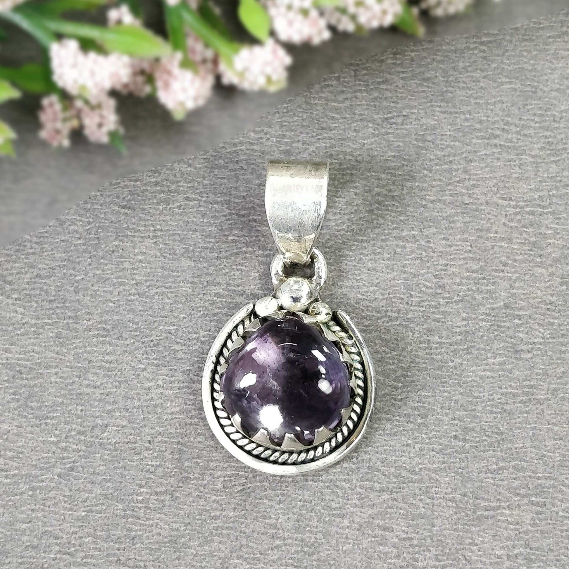 Amethyst Gemstone Pendant